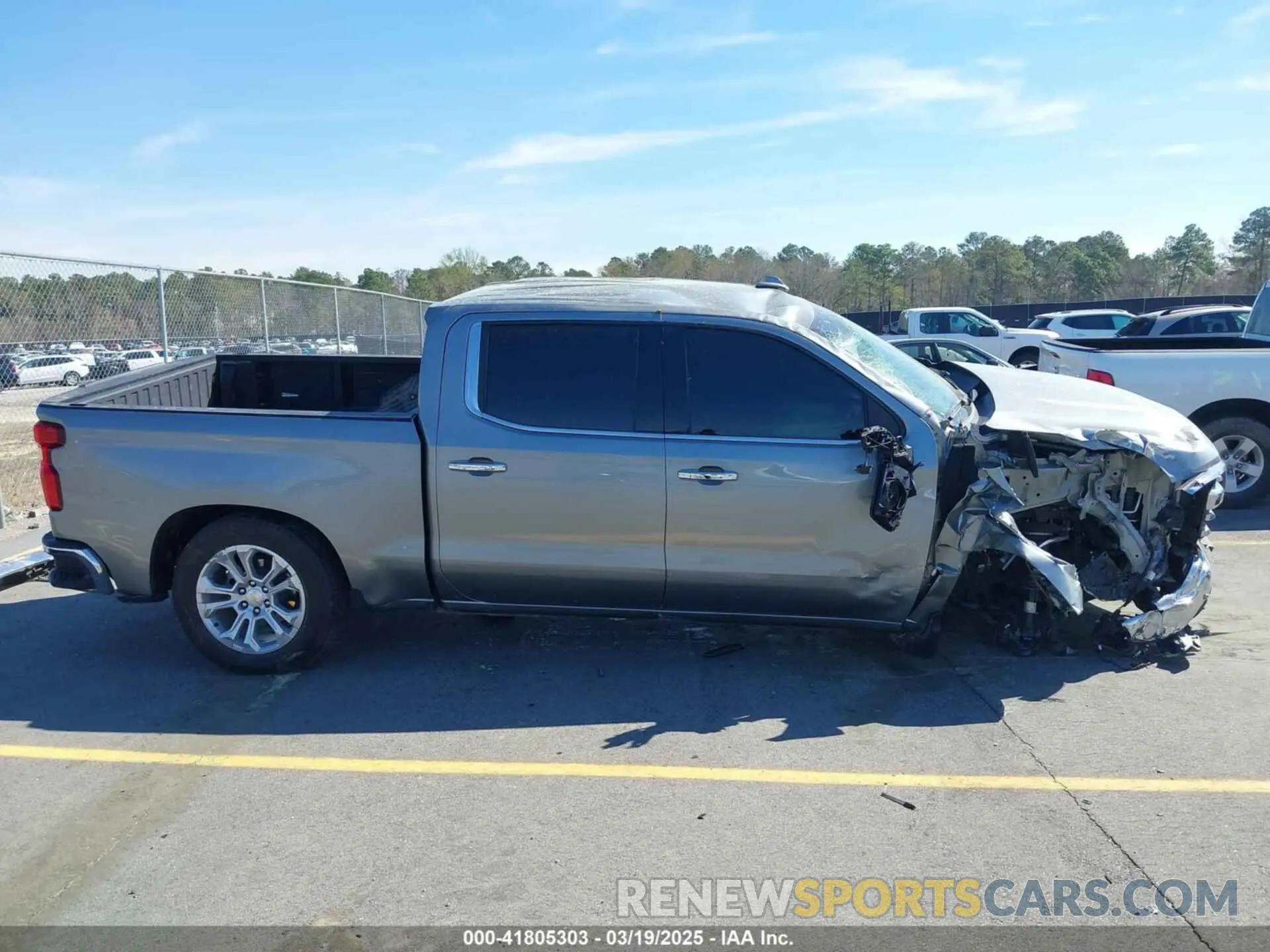 14 Photograph of a damaged car 2GCPAEEDXP1111528 CHEVROLET SILVERADO 1500 2023