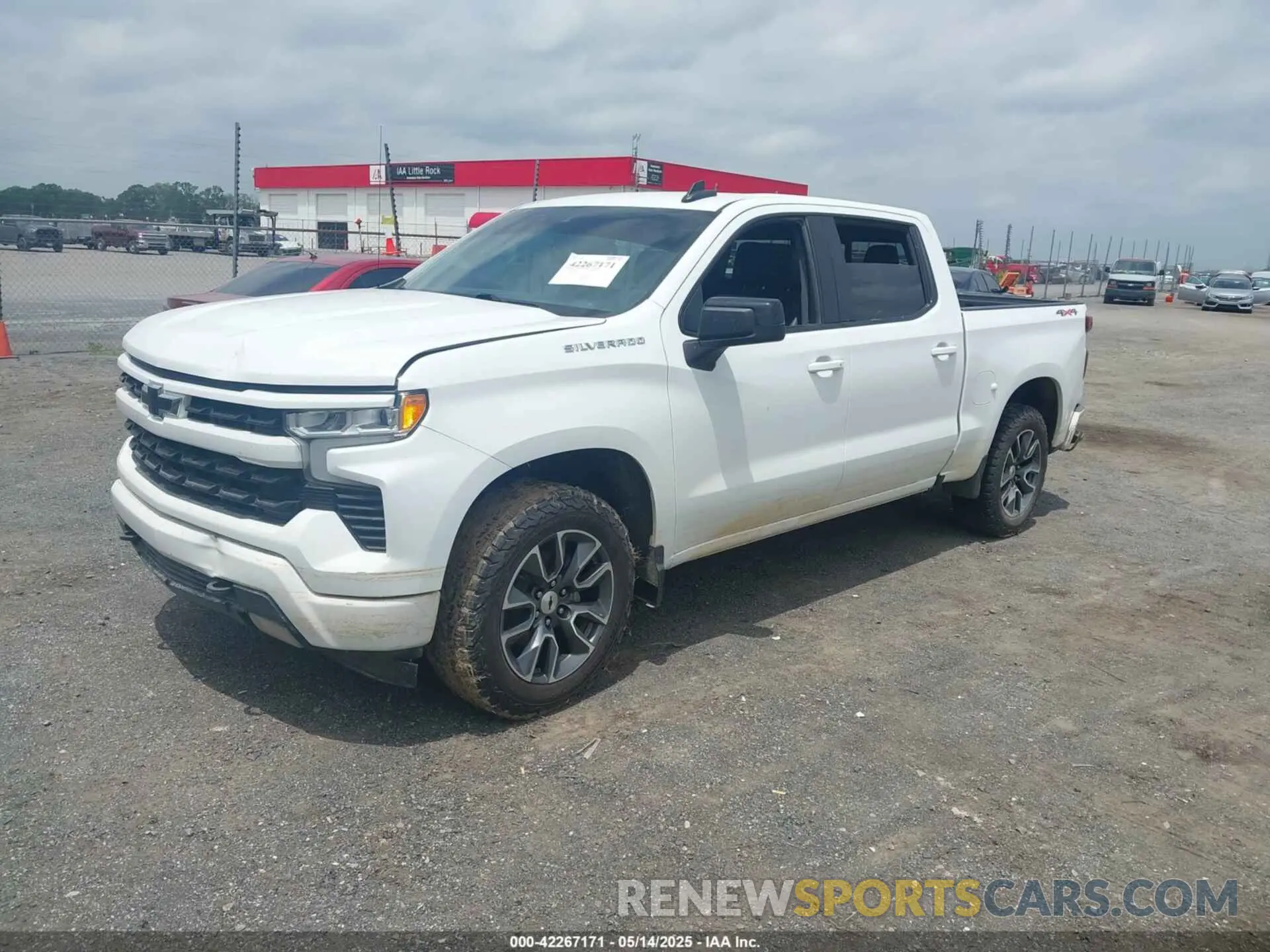 2 Photograph of a damaged car 2GCUDEED0P1142975 CHEVROLET SILVERADO 1500 2023