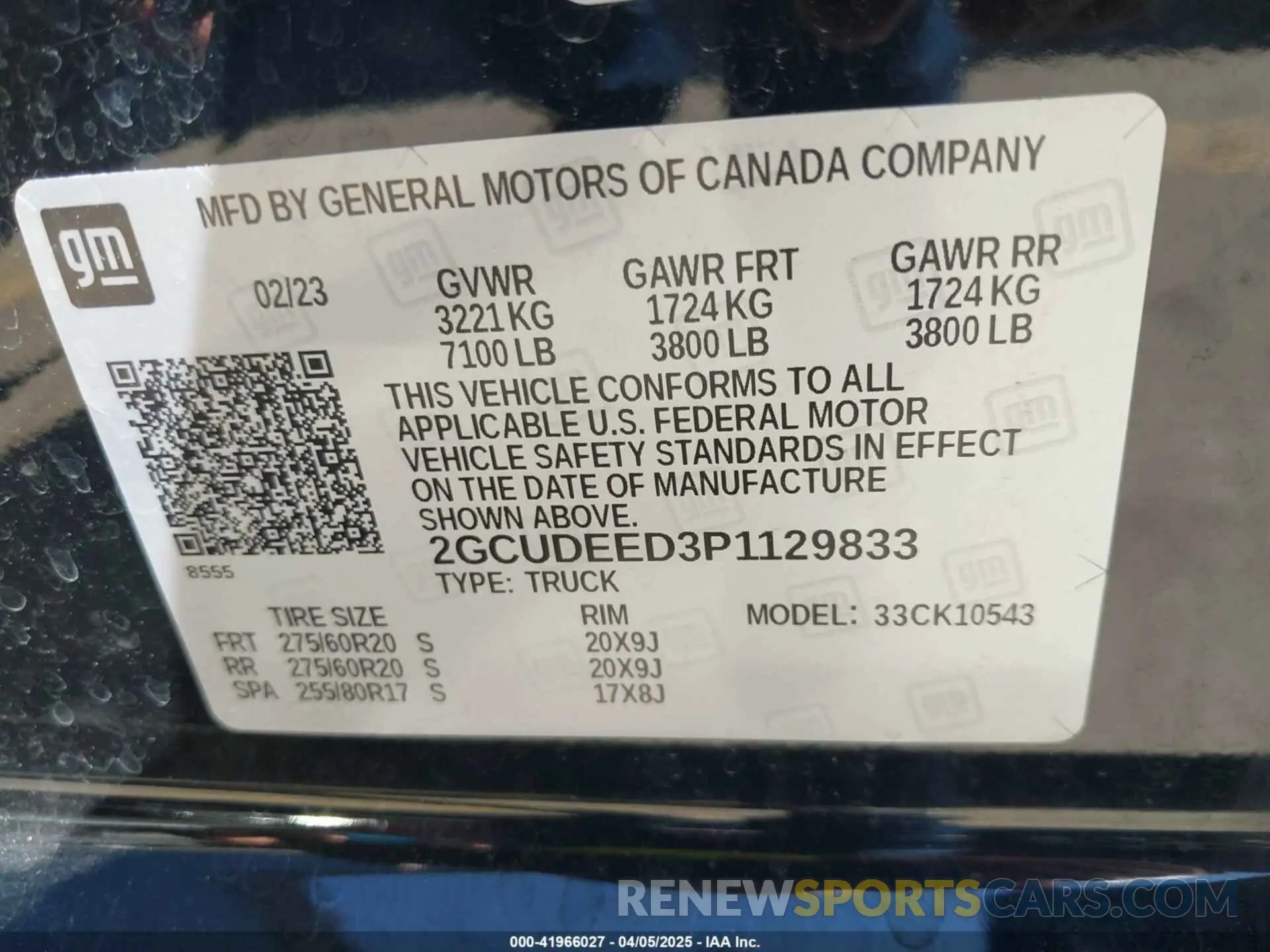 9 Photograph of a damaged car 2GCUDEED3P1129833 CHEVROLET SILVERADO 1500 2023