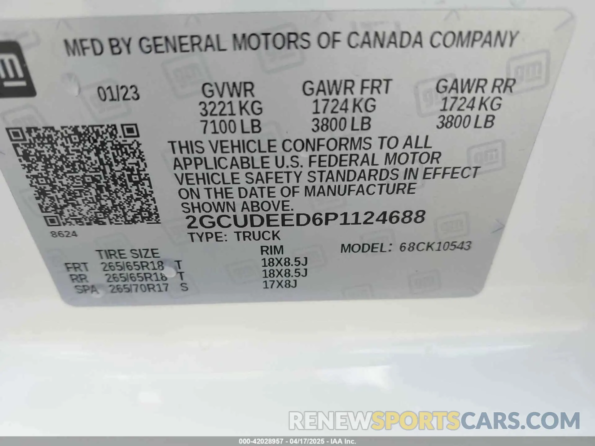 9 Photograph of a damaged car 2GCUDEED6P1124688 CHEVROLET SILVERADO 1500 2023