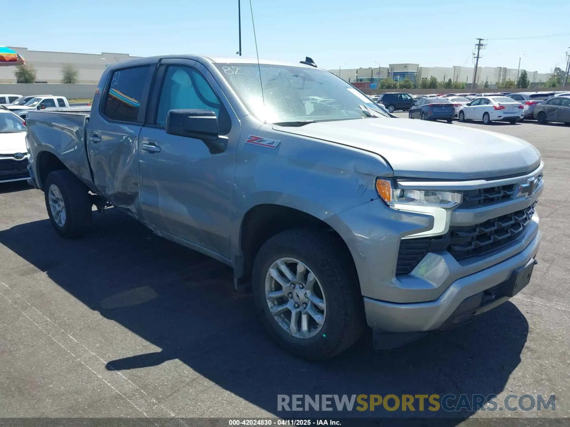 14 Photograph of a damaged car 2GCUDEED8P1136793 CHEVROLET SILVERADO 1500 2023