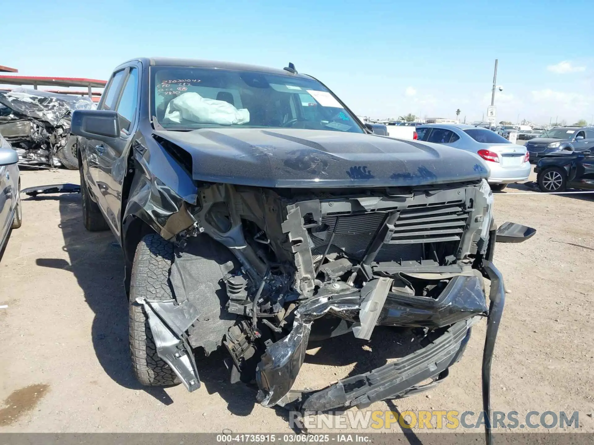6 Photograph of a damaged car 2GCUDEED9P1139850 CHEVROLET SILVERADO 1500 2023