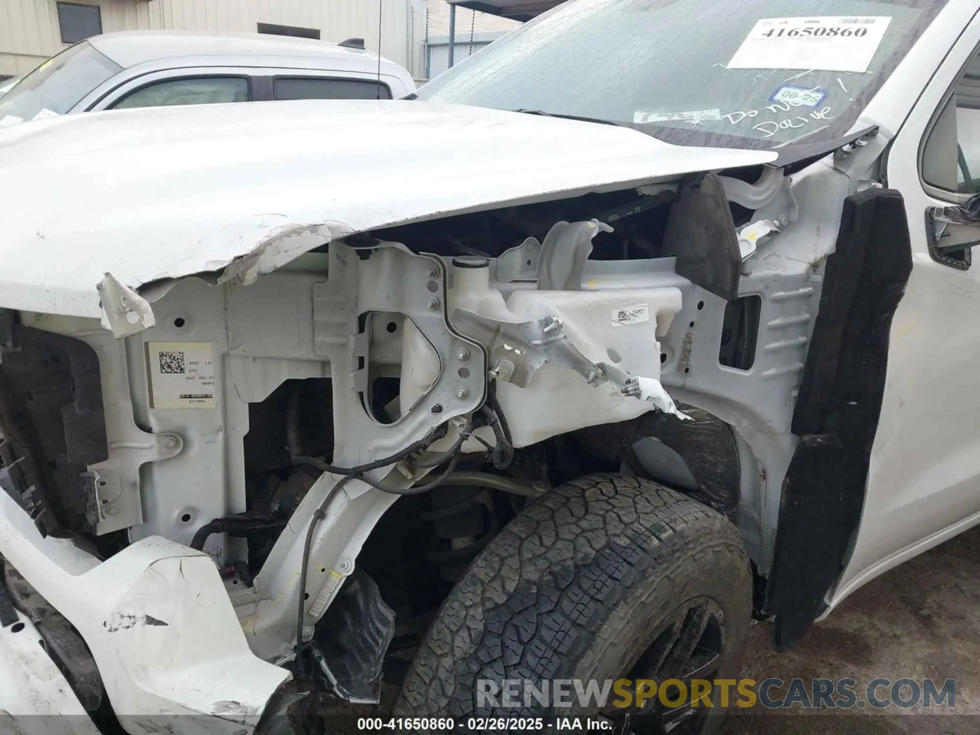 6 Photograph of a damaged car 2GCUDEEDXP1128436 CHEVROLET SILVERADO 1500 2023