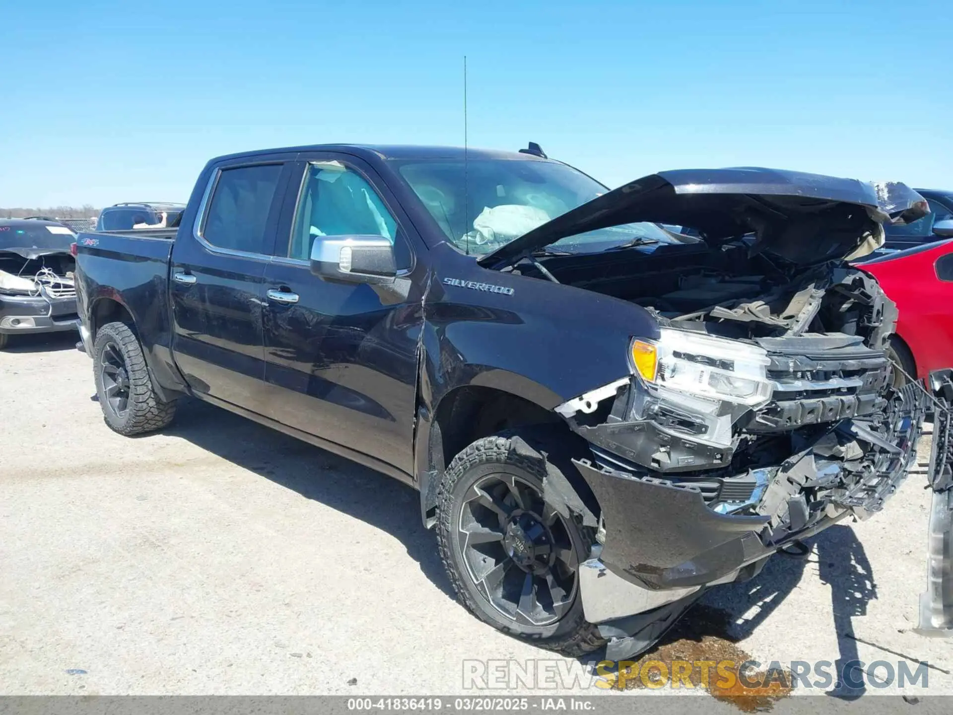1 Photograph of a damaged car 2GCUDGED1P1106370 CHEVROLET SILVERADO 1500 2023