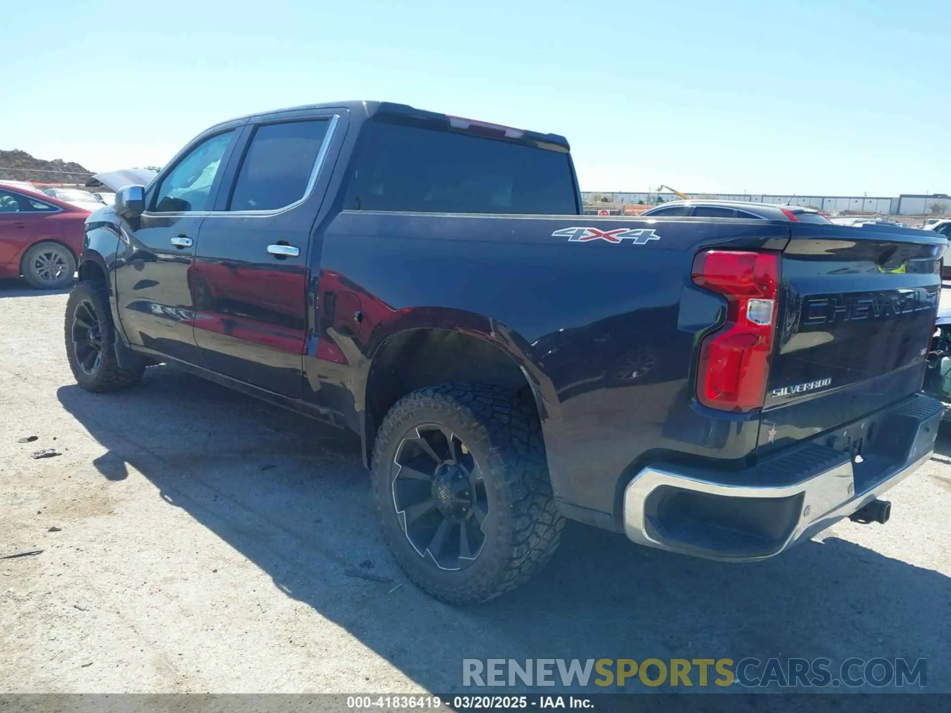 3 Photograph of a damaged car 2GCUDGED1P1106370 CHEVROLET SILVERADO 1500 2023