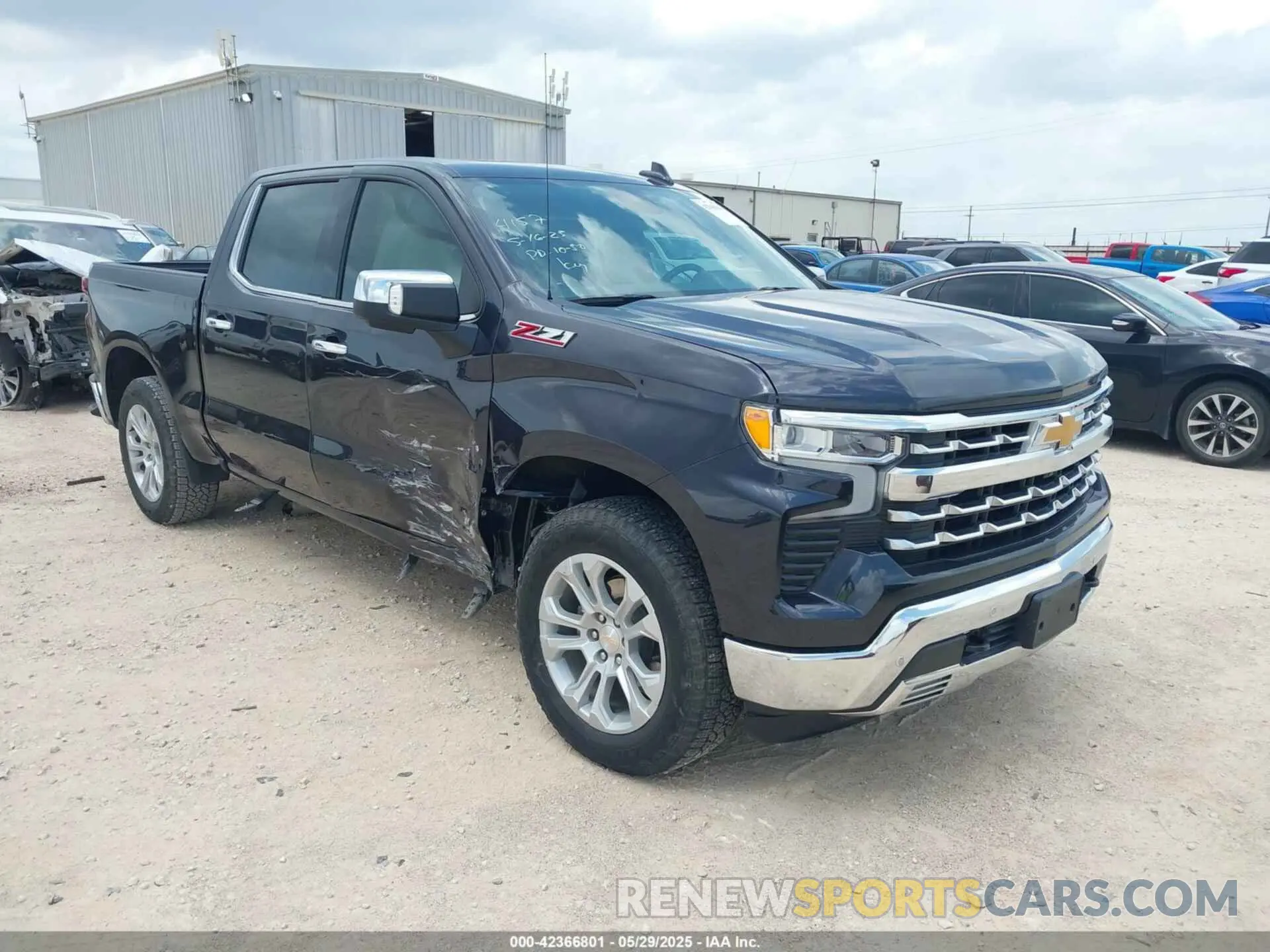 1 Photograph of a damaged car 2GCUDGED2P1104157 CHEVROLET SILVERADO 1500 2023