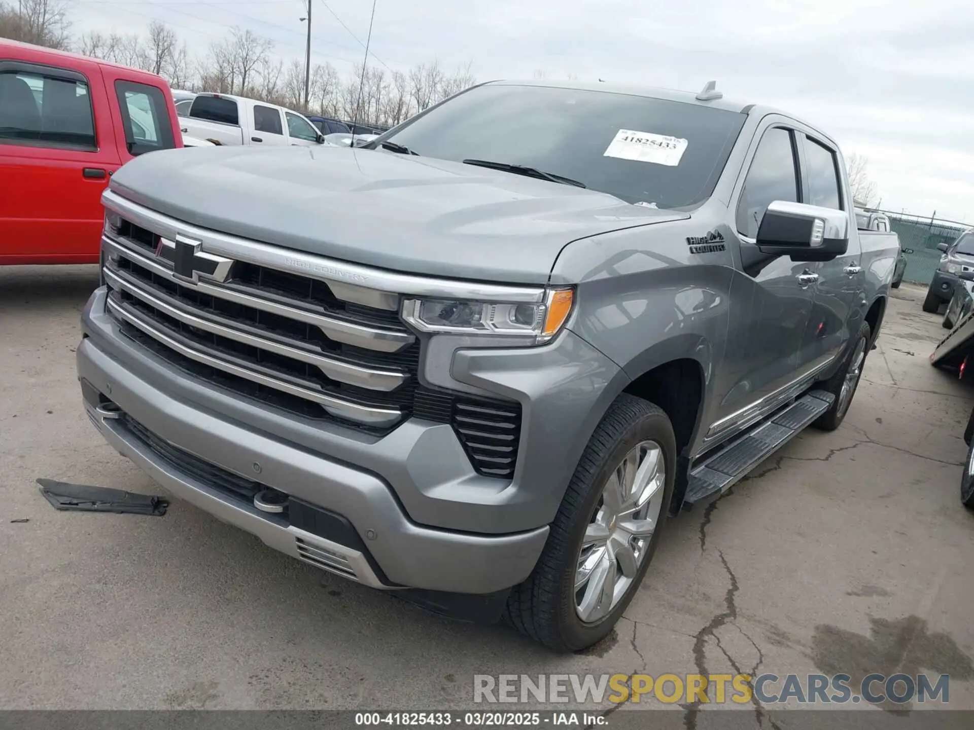 2 Photograph of a damaged car 2GCUDJED4P1138517 CHEVROLET SILVERADO 1500 2023