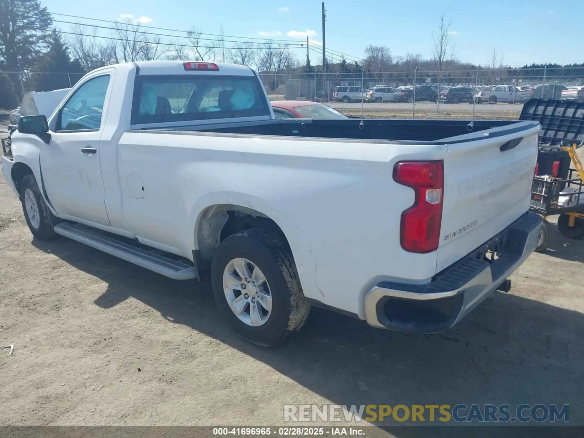 3 Photograph of a damaged car 3GCNAAED6PG306954 CHEVROLET SILVERADO 1500 2023