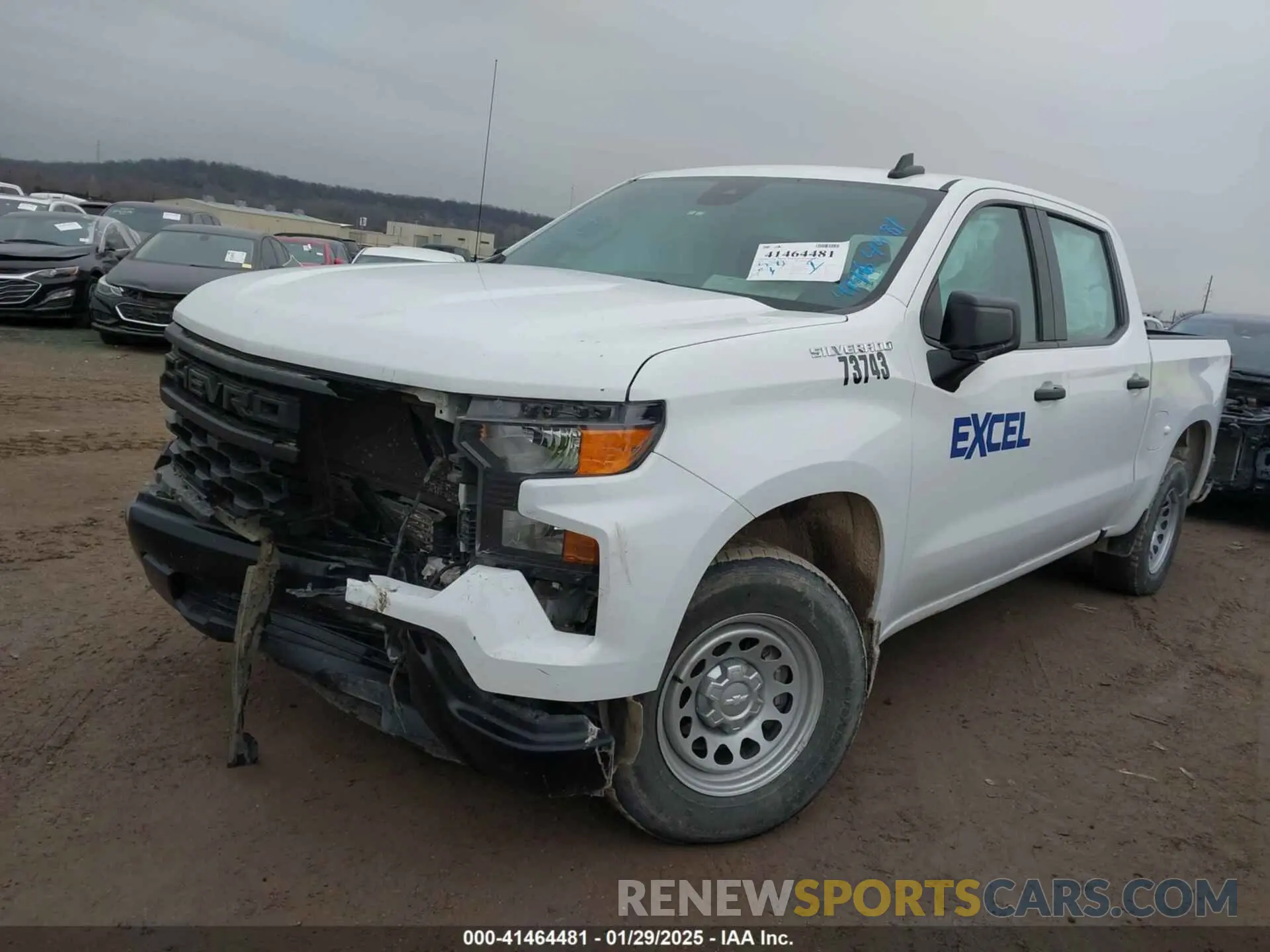 2 Photograph of a damaged car 3GCPAAEK9PG306874 CHEVROLET SILVERADO 1500 2023
