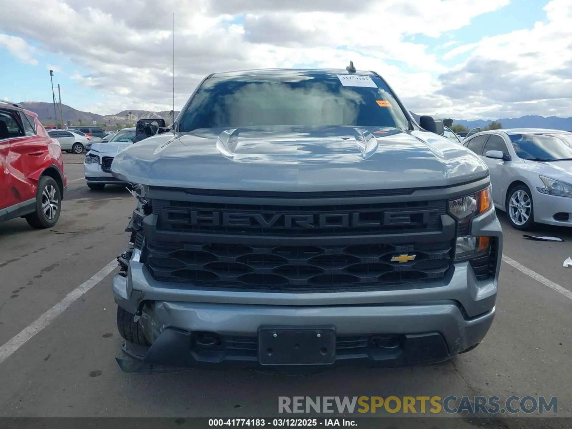 12 Photograph of a damaged car 3GCPABEK0PG172648 CHEVROLET SILVERADO 1500 2023