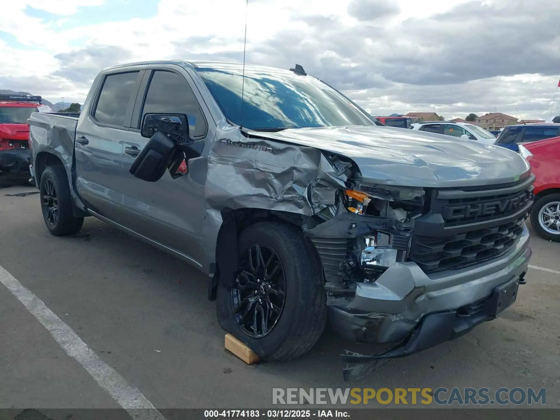 6 Photograph of a damaged car 3GCPABEK0PG172648 CHEVROLET SILVERADO 1500 2023