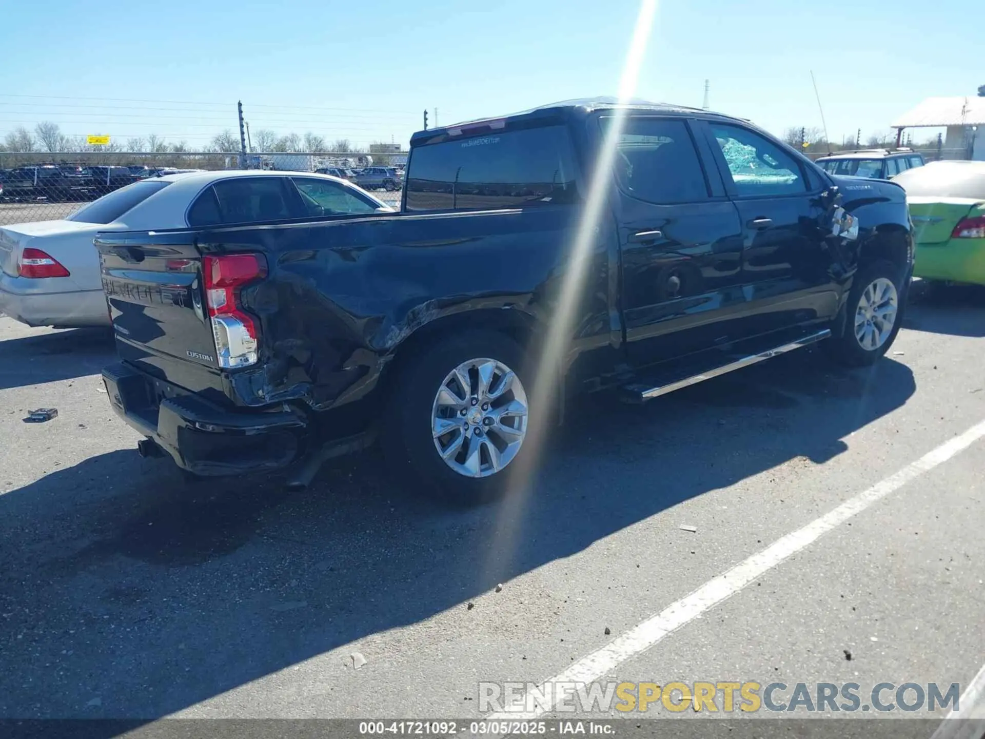 4 Photograph of a damaged car 3GCPABEK4PG176735 CHEVROLET SILVERADO 1500 2023