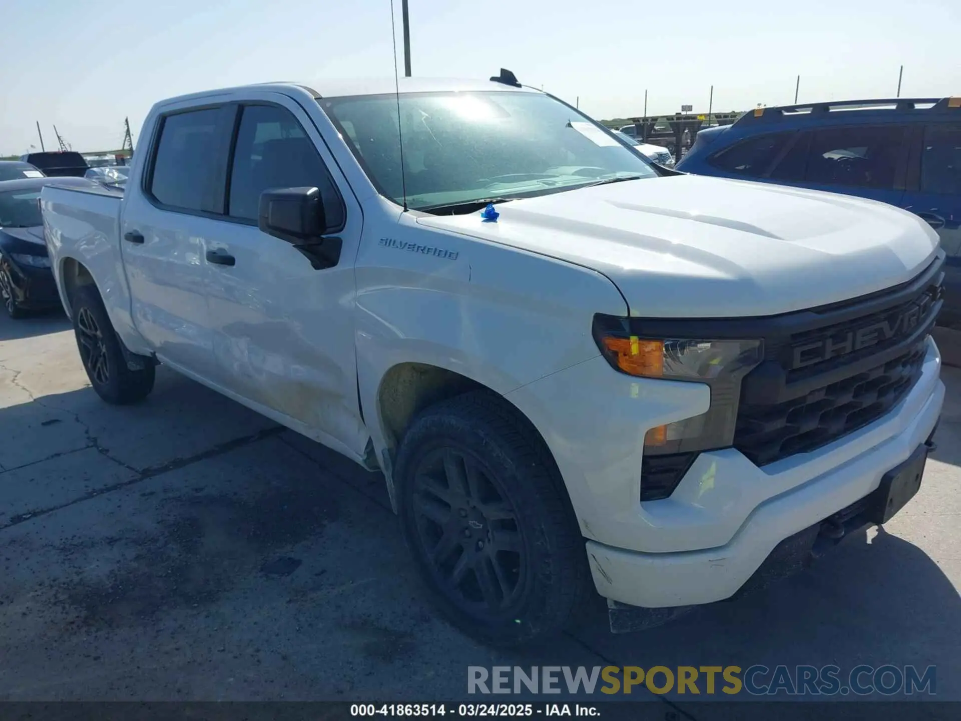 1 Photograph of a damaged car 3GCPABEK8PG193571 CHEVROLET SILVERADO 1500 2023