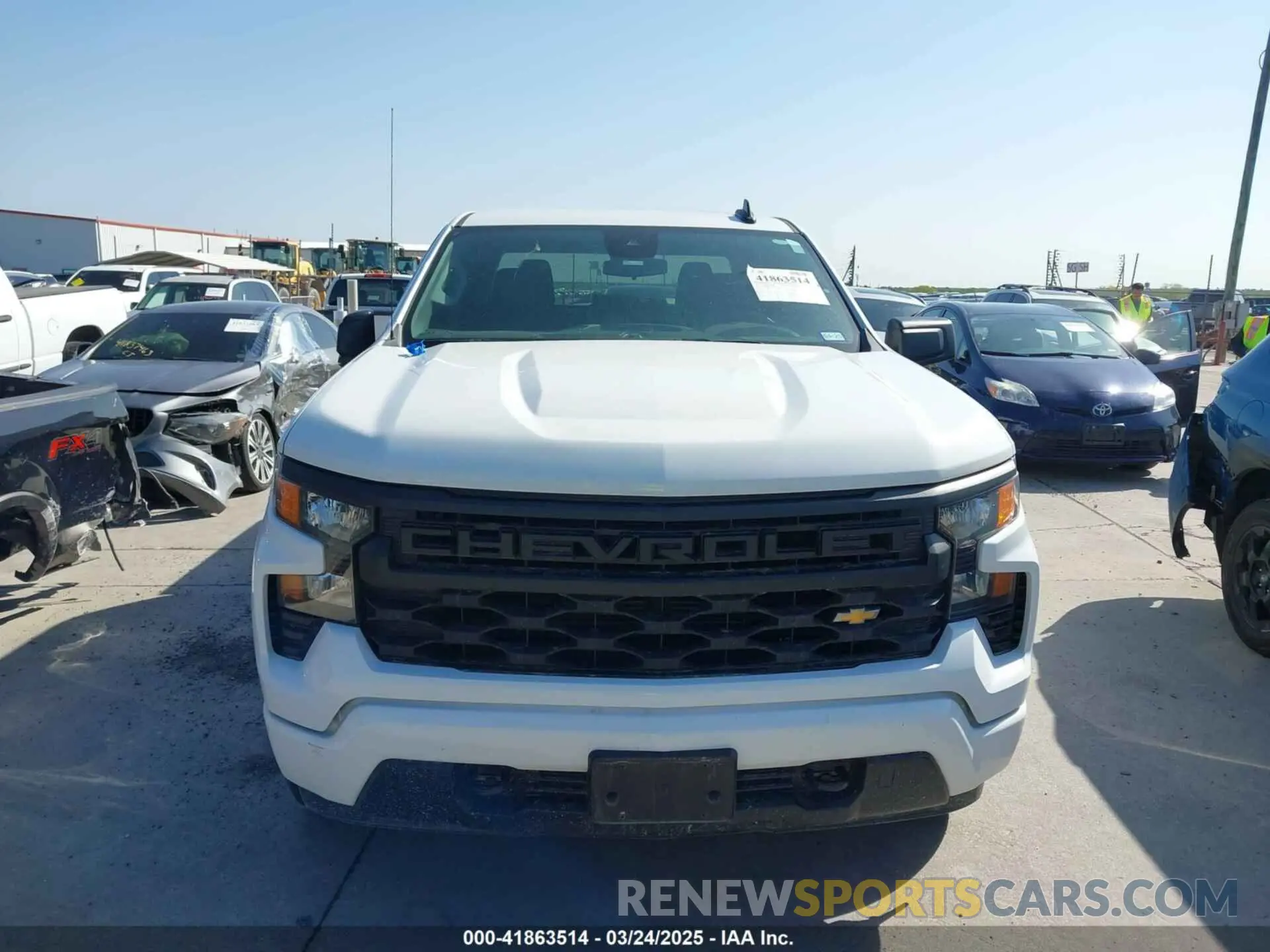 12 Photograph of a damaged car 3GCPABEK8PG193571 CHEVROLET SILVERADO 1500 2023