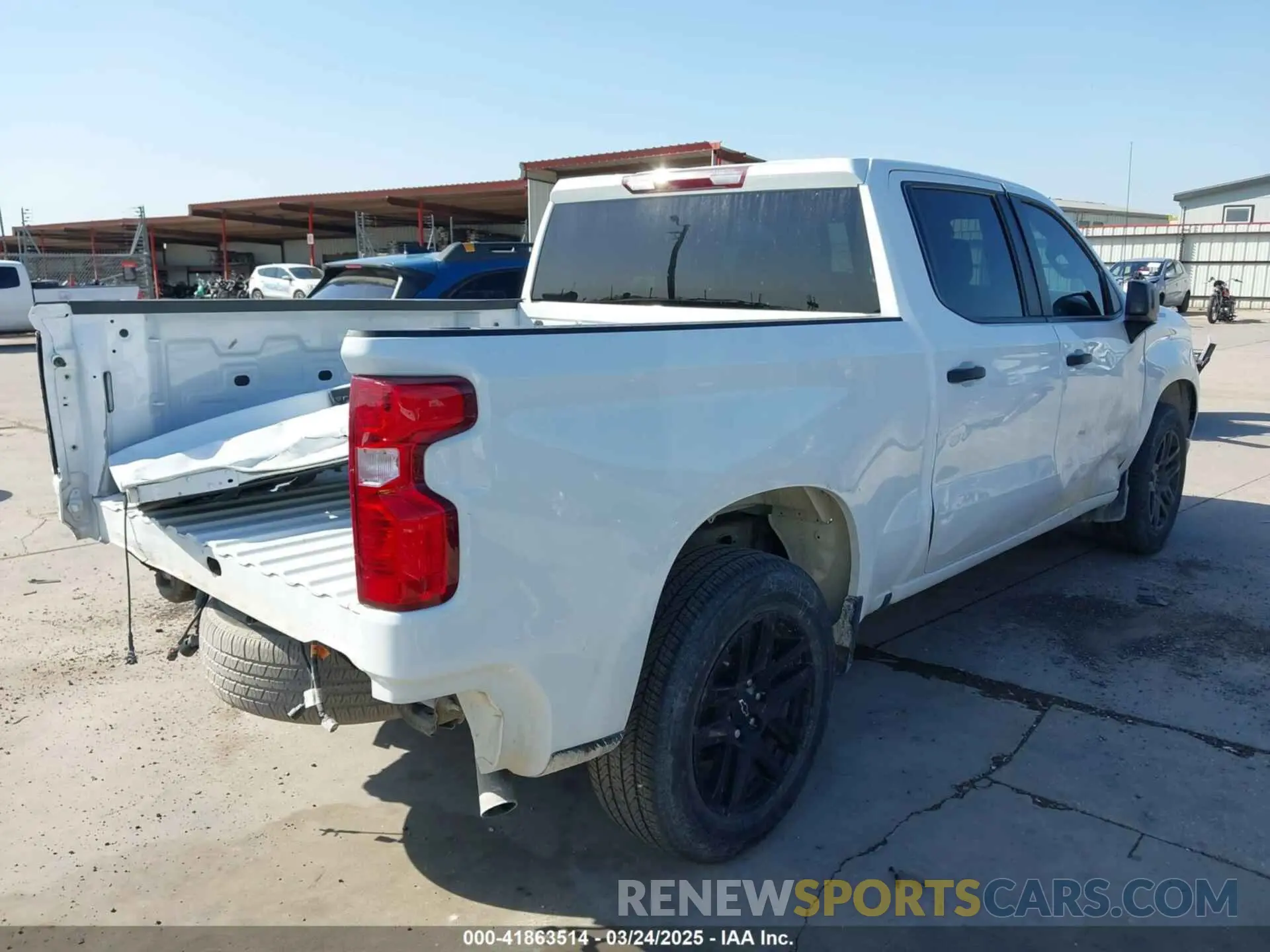 4 Photograph of a damaged car 3GCPABEK8PG193571 CHEVROLET SILVERADO 1500 2023
