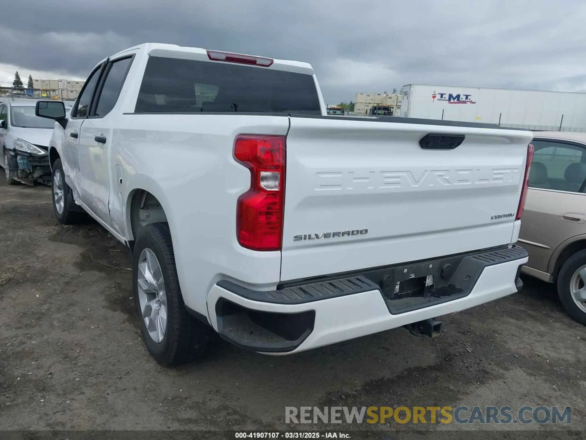 3 Photograph of a damaged car 3GCPABEKXPG189974 CHEVROLET SILVERADO 1500 2023