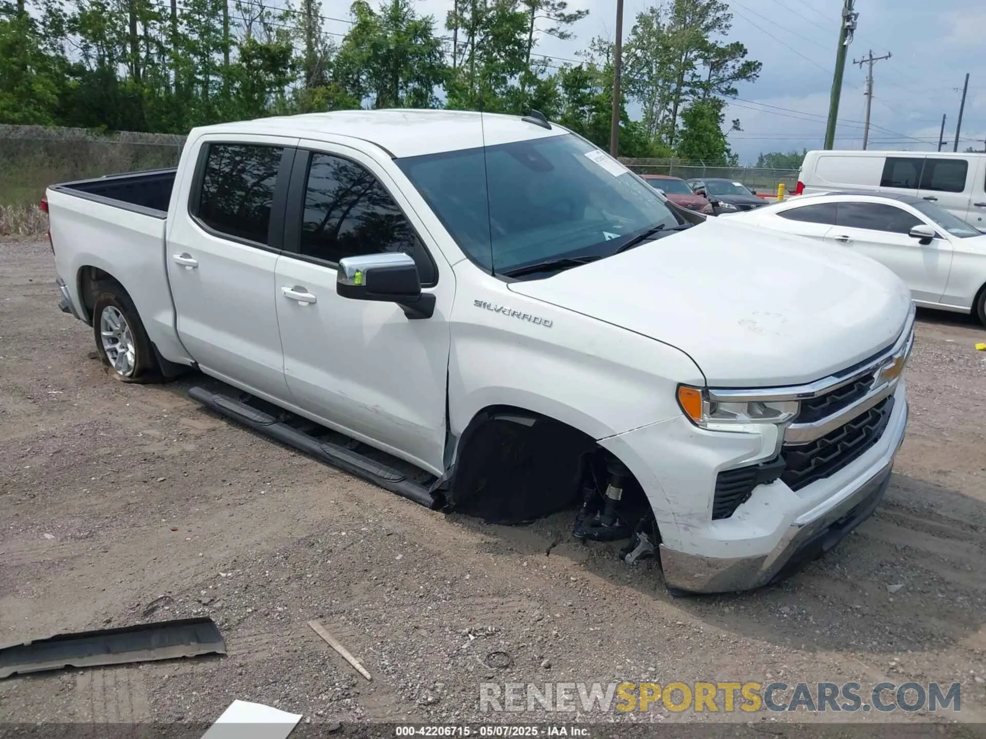 1 Photograph of a damaged car 3GCPACEK0PG170209 CHEVROLET SILVERADO 1500 2023