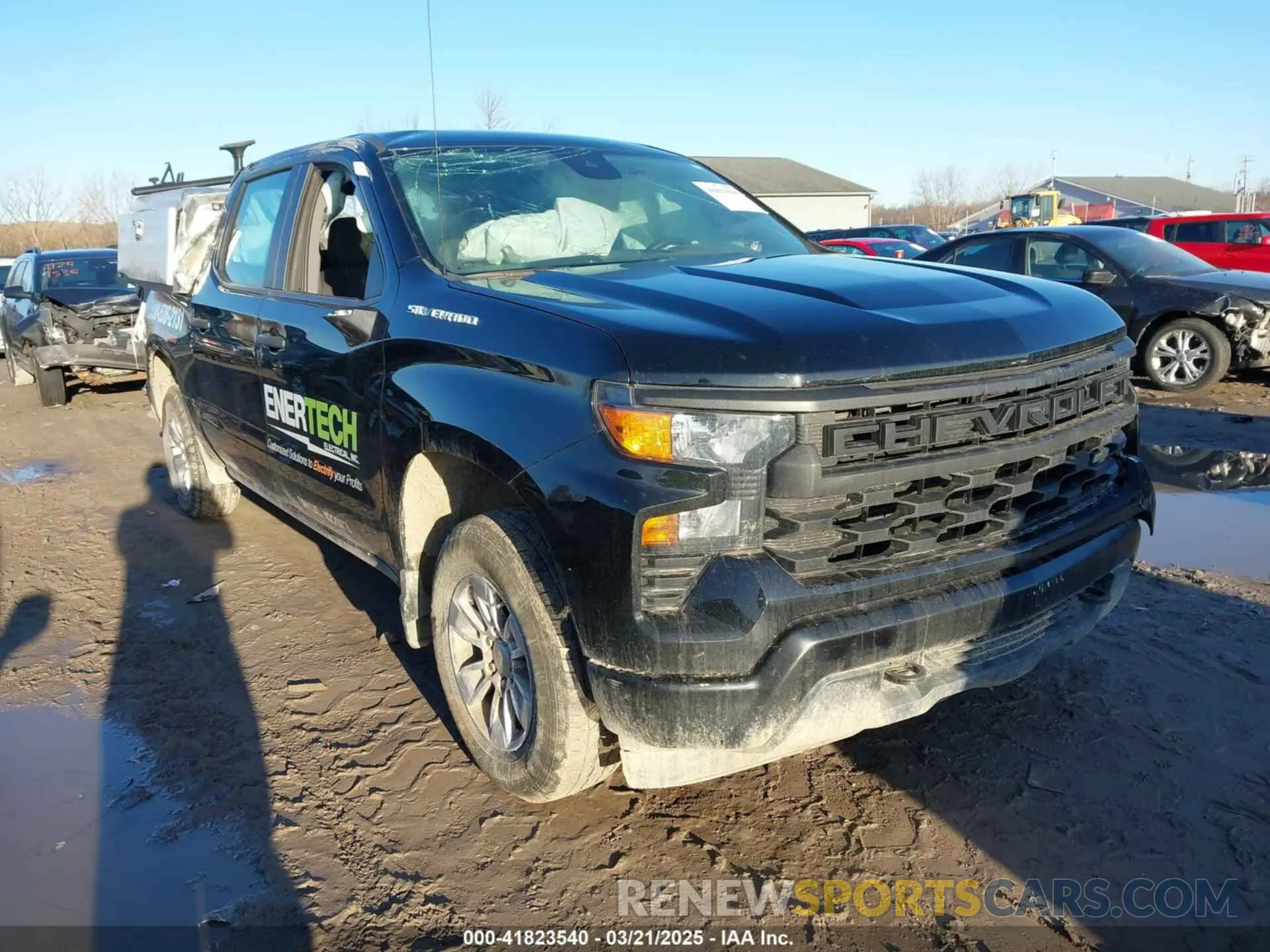 1 Photograph of a damaged car 3GCPDAEK5PG102600 CHEVROLET SILVERADO 1500 2023