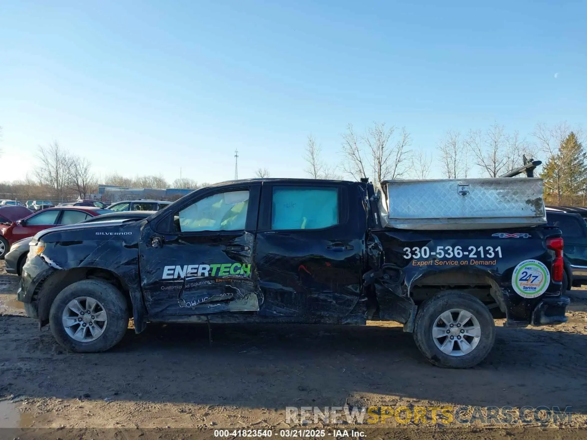 14 Photograph of a damaged car 3GCPDAEK5PG102600 CHEVROLET SILVERADO 1500 2023