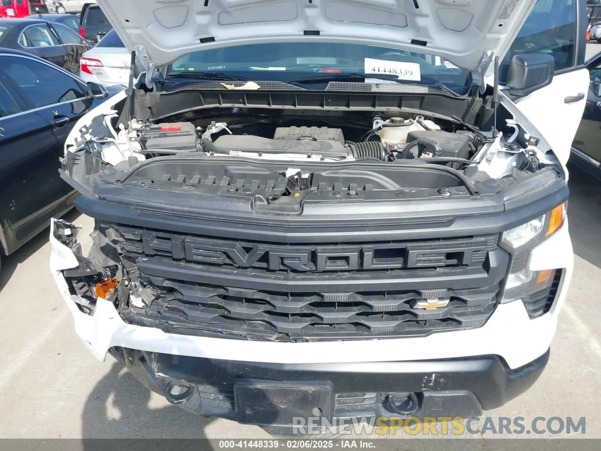 10 Photograph of a damaged car 3GCPDAEK6PG135749 CHEVROLET SILVERADO 1500 2023