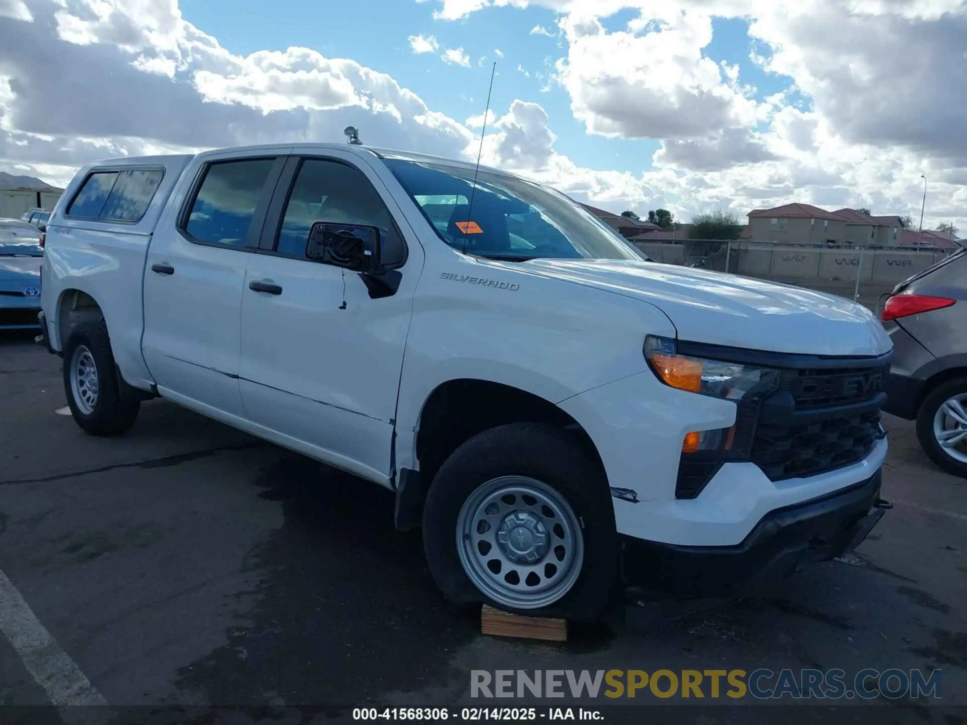 1 Photograph of a damaged car 3GCPDAEK7PG236167 CHEVROLET SILVERADO 1500 2023