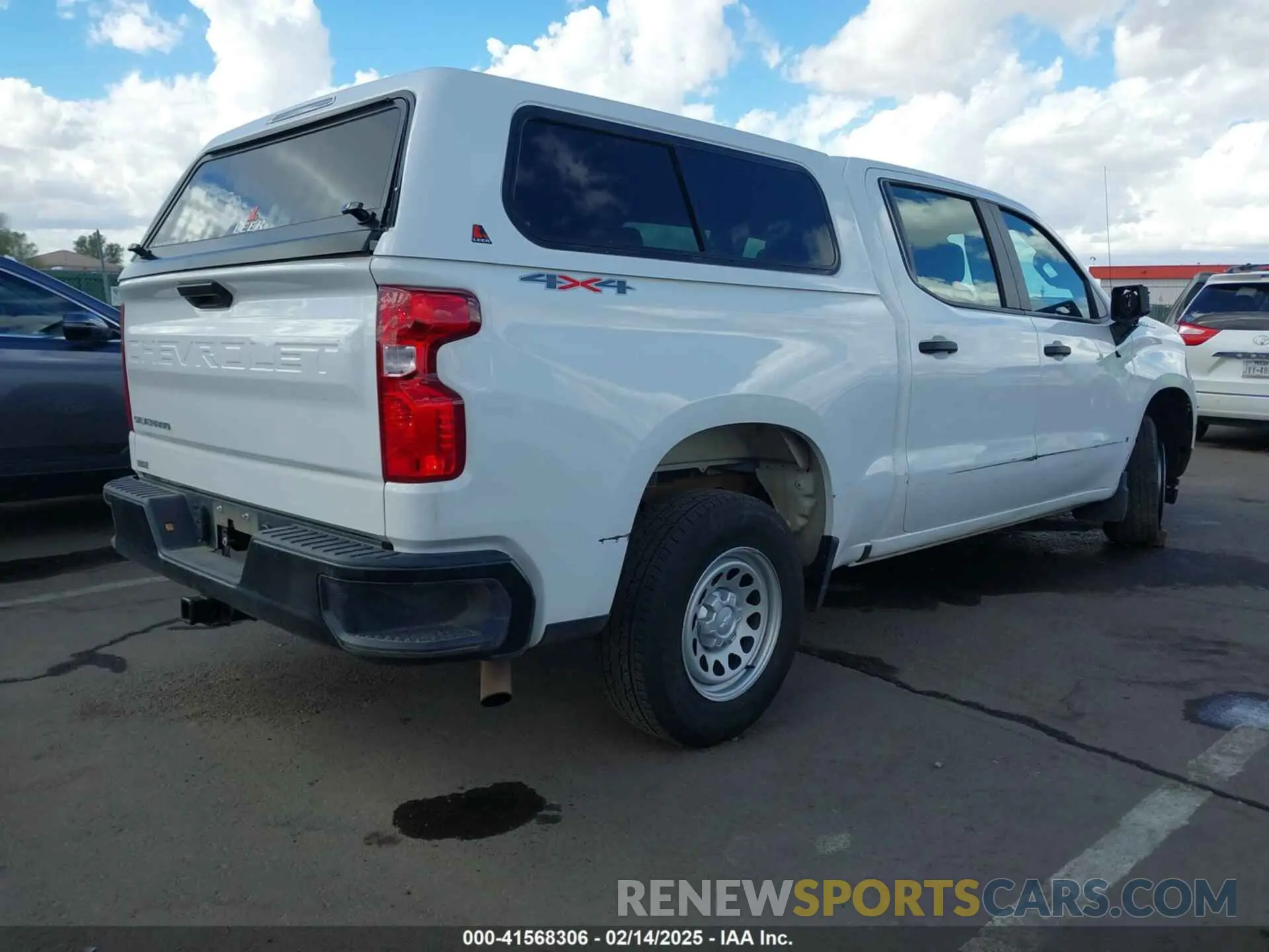 4 Photograph of a damaged car 3GCPDAEK7PG236167 CHEVROLET SILVERADO 1500 2023