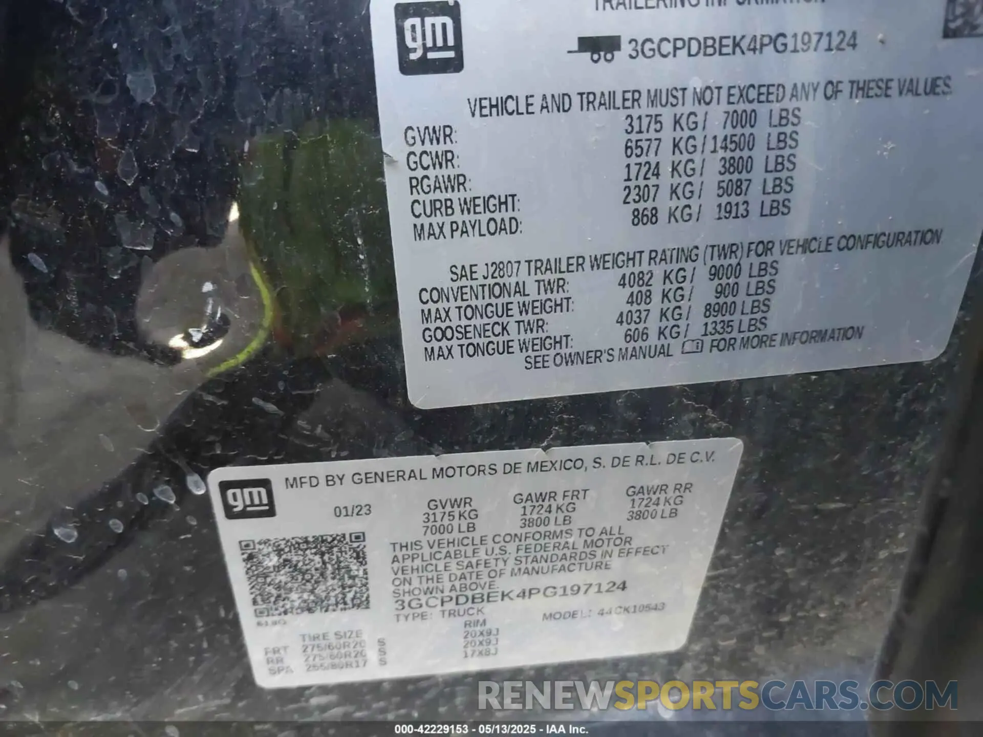 9 Photograph of a damaged car 3GCPDBEK4PG197124 CHEVROLET SILVERADO 1500 2023