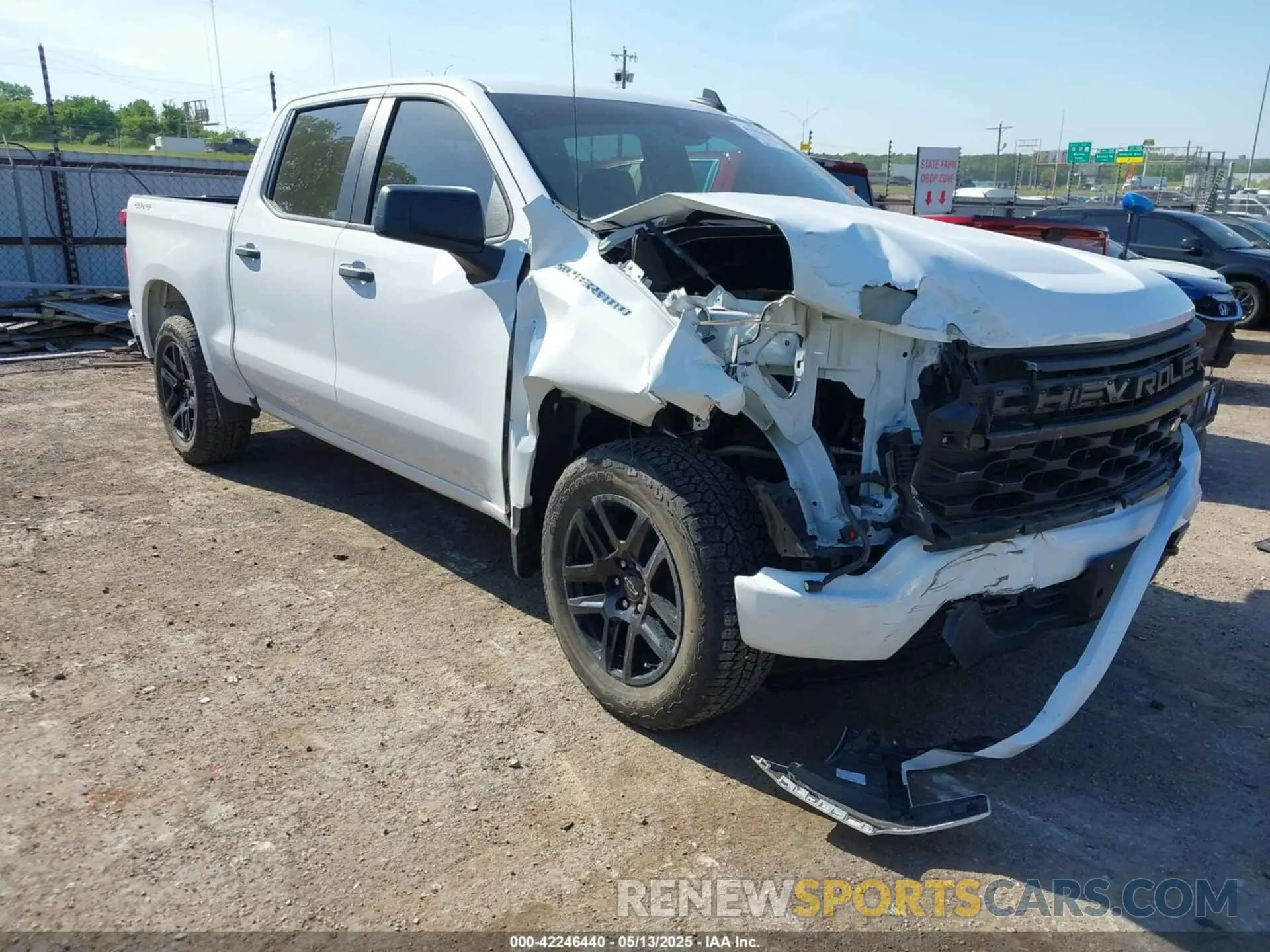 1 Photograph of a damaged car 3GCPDBEK5PG141483 CHEVROLET SILVERADO 1500 2023