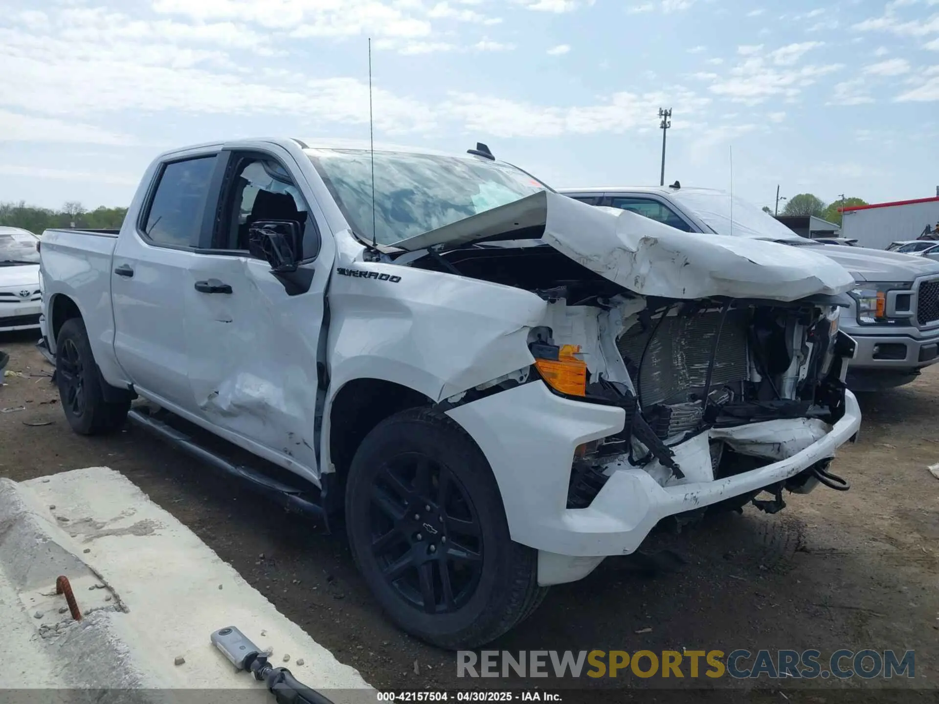 1 Photograph of a damaged car 3GCPDBEK5PG235217 CHEVROLET SILVERADO 1500 2023