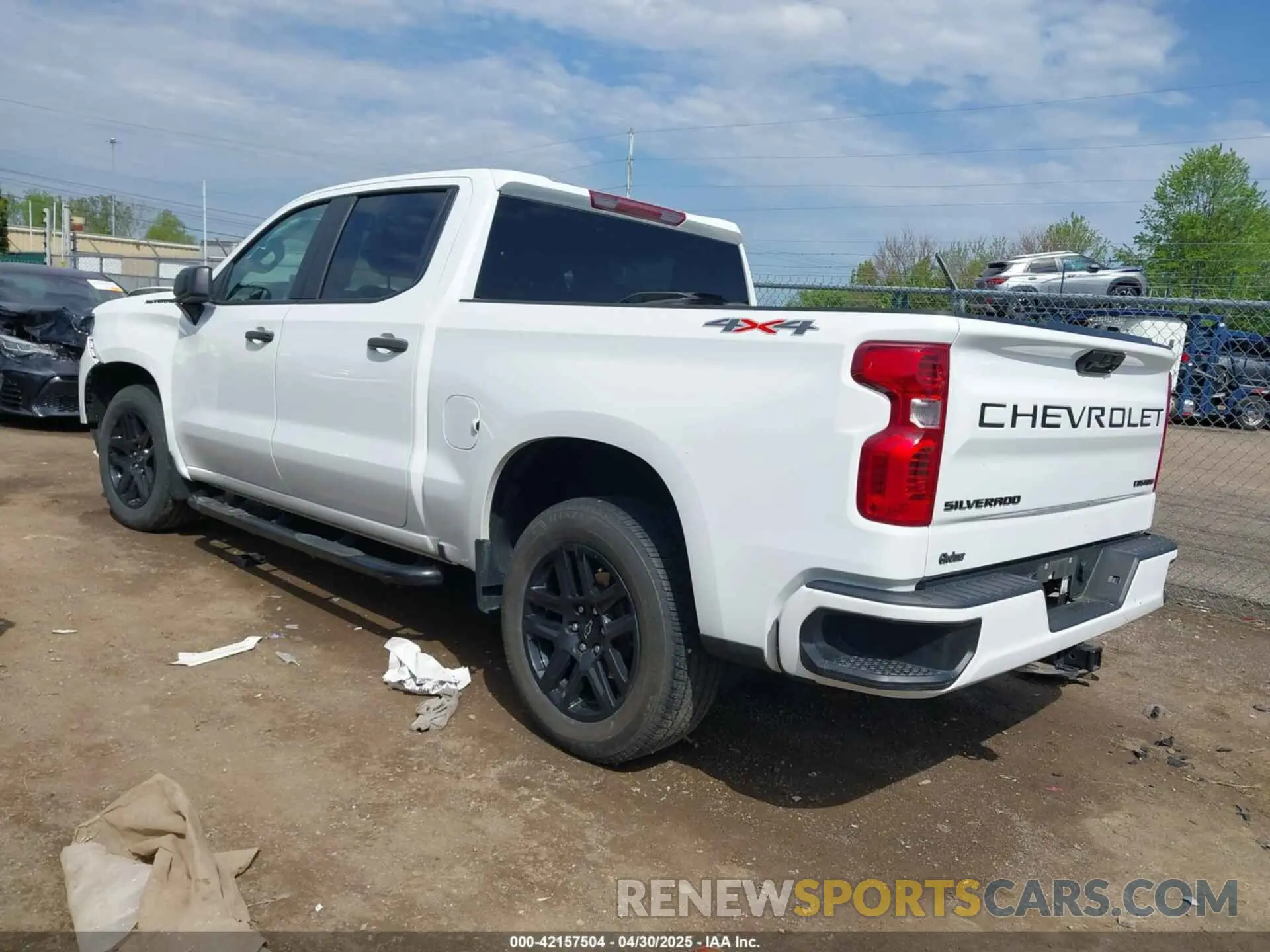 3 Photograph of a damaged car 3GCPDBEK5PG235217 CHEVROLET SILVERADO 1500 2023