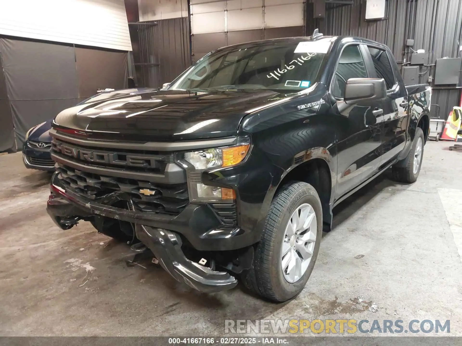 2 Photograph of a damaged car 3GCPDBEK7PG165087 CHEVROLET SILVERADO 1500 2023