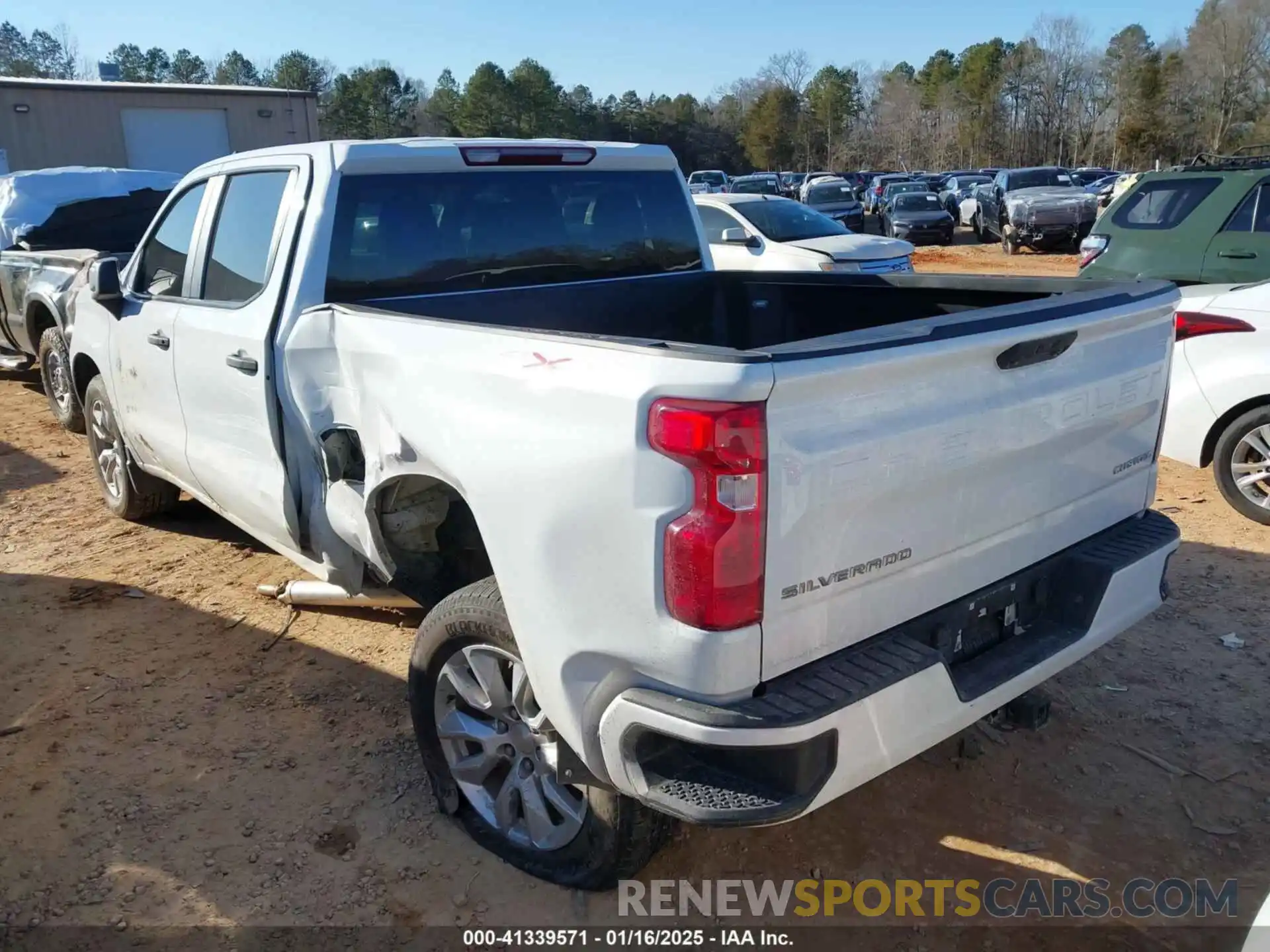 3 Photograph of a damaged car 3GCPDBEK9PG148856 CHEVROLET SILVERADO 1500 2023