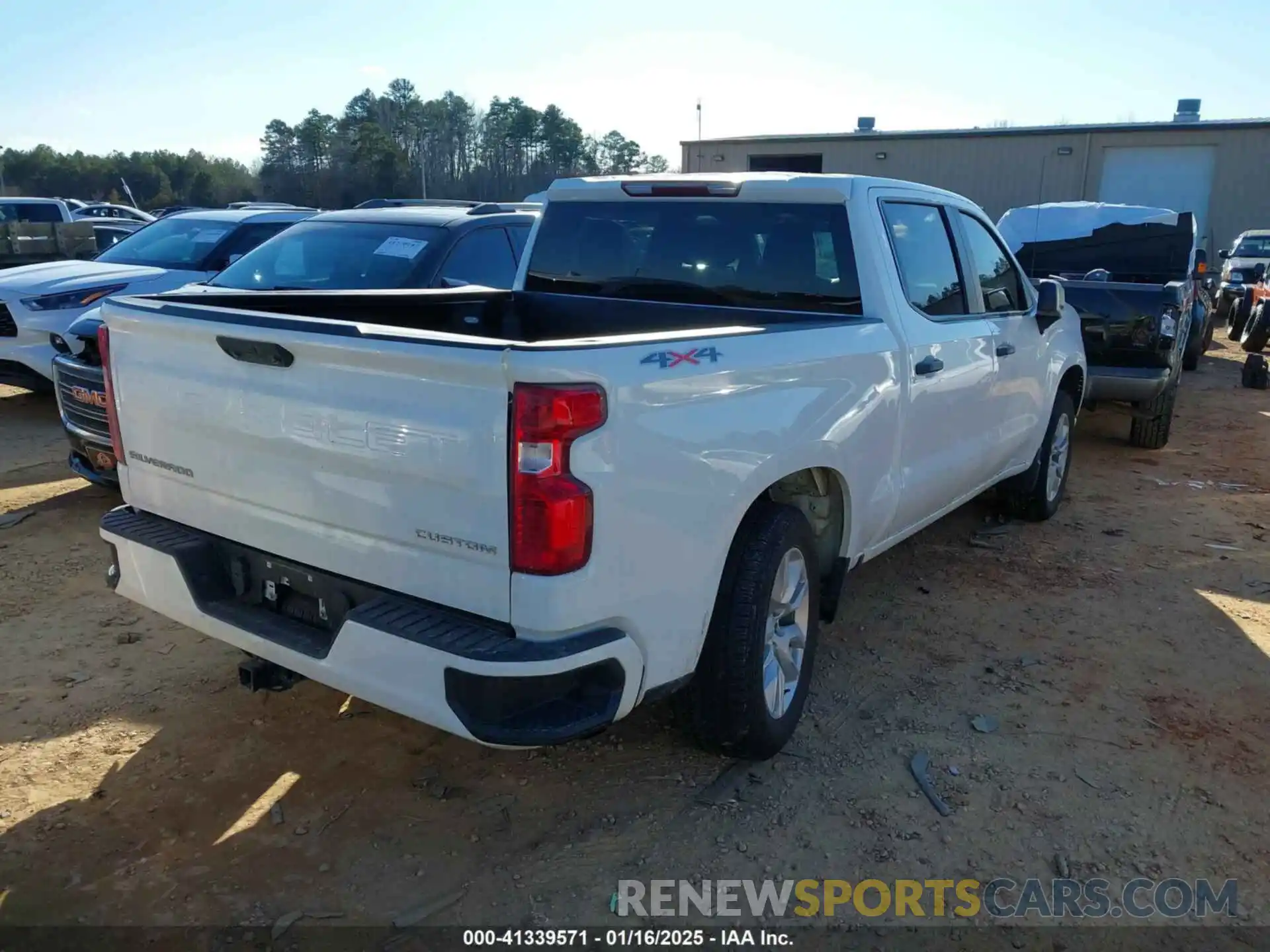 4 Photograph of a damaged car 3GCPDBEK9PG148856 CHEVROLET SILVERADO 1500 2023