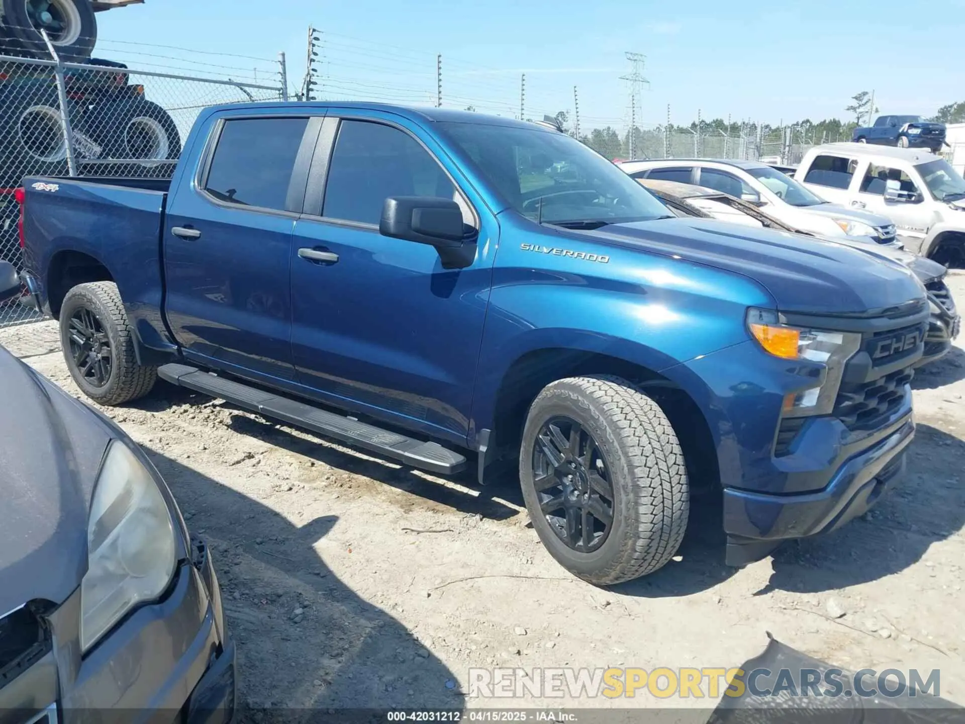 1 Photograph of a damaged car 3GCPDBEKXPG163270 CHEVROLET SILVERADO 1500 2023