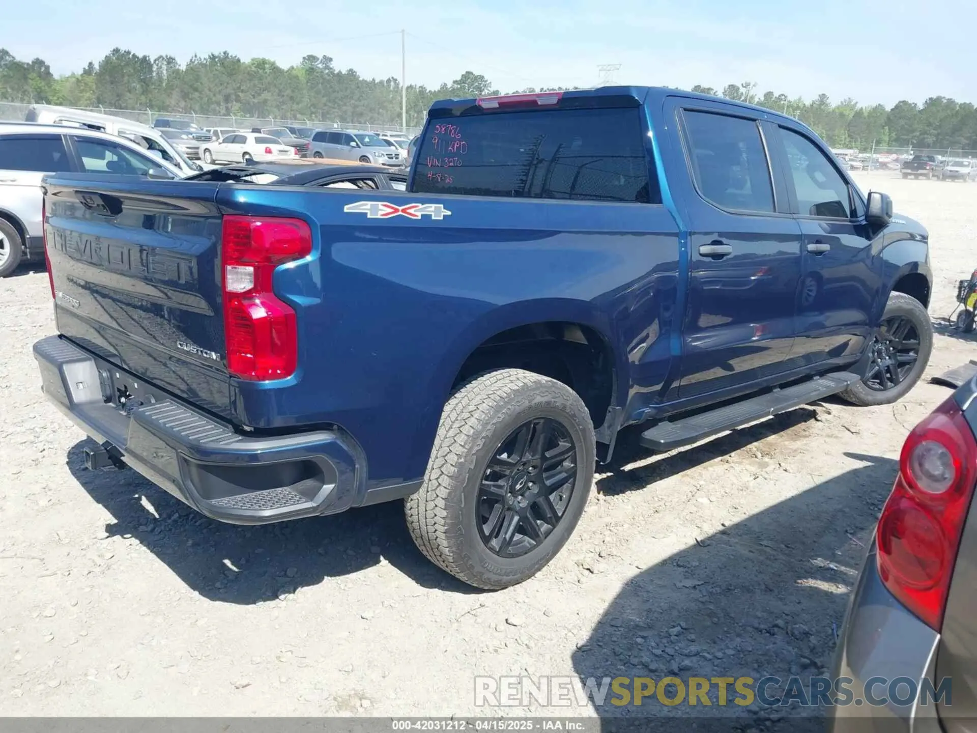 4 Photograph of a damaged car 3GCPDBEKXPG163270 CHEVROLET SILVERADO 1500 2023