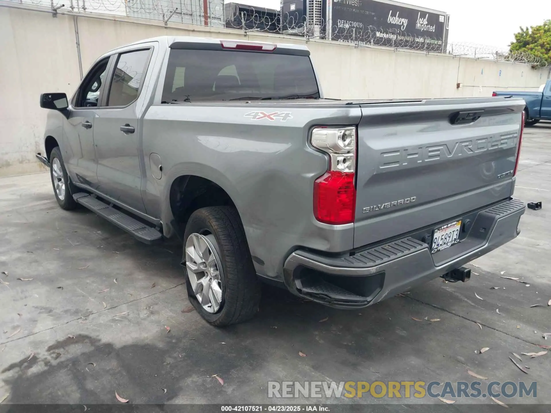 3 Photograph of a damaged car 3GCPDBEKXPG221524 CHEVROLET SILVERADO 1500 2023