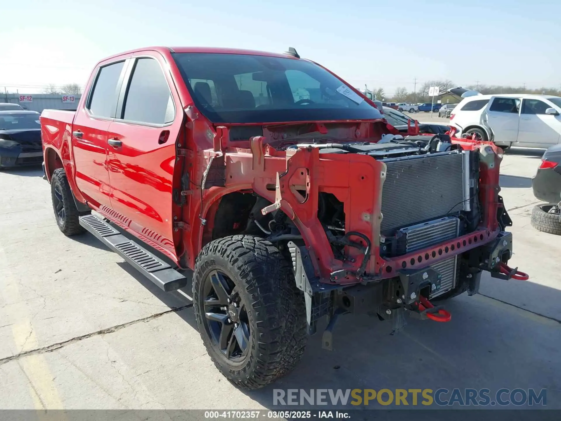 1 Photograph of a damaged car 3GCPDCEK5PG122180 CHEVROLET SILVERADO 1500 2023