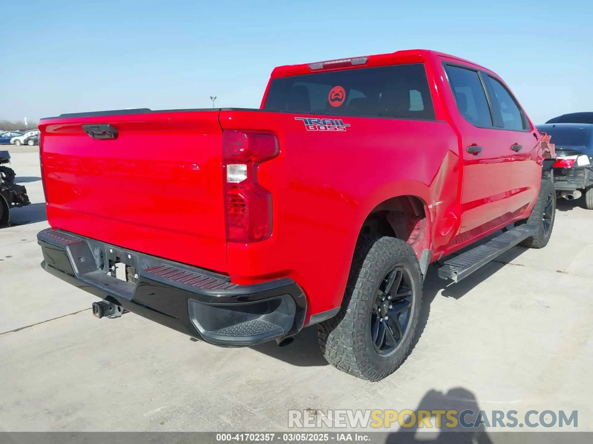4 Photograph of a damaged car 3GCPDCEK5PG122180 CHEVROLET SILVERADO 1500 2023