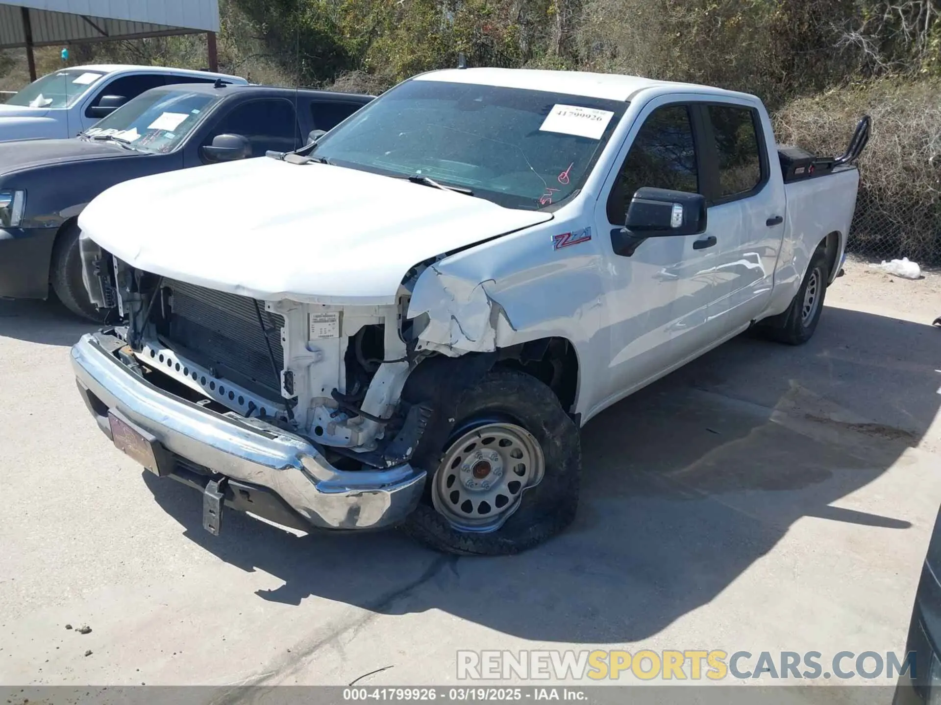 2 Photograph of a damaged car 3GCUDAED2PG120346 CHEVROLET SILVERADO 1500 2023
