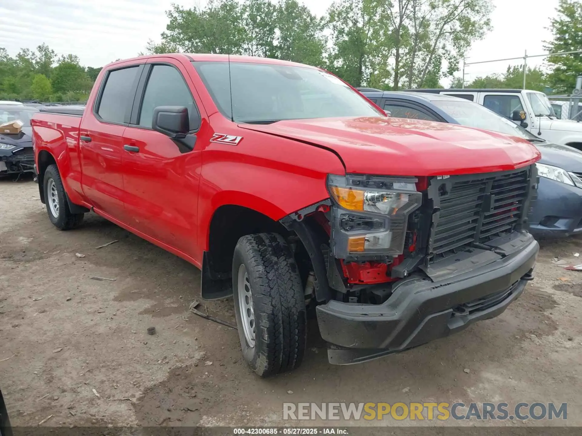1 Photograph of a damaged car 3GCUDAED4PG320807 CHEVROLET SILVERADO 1500 2023