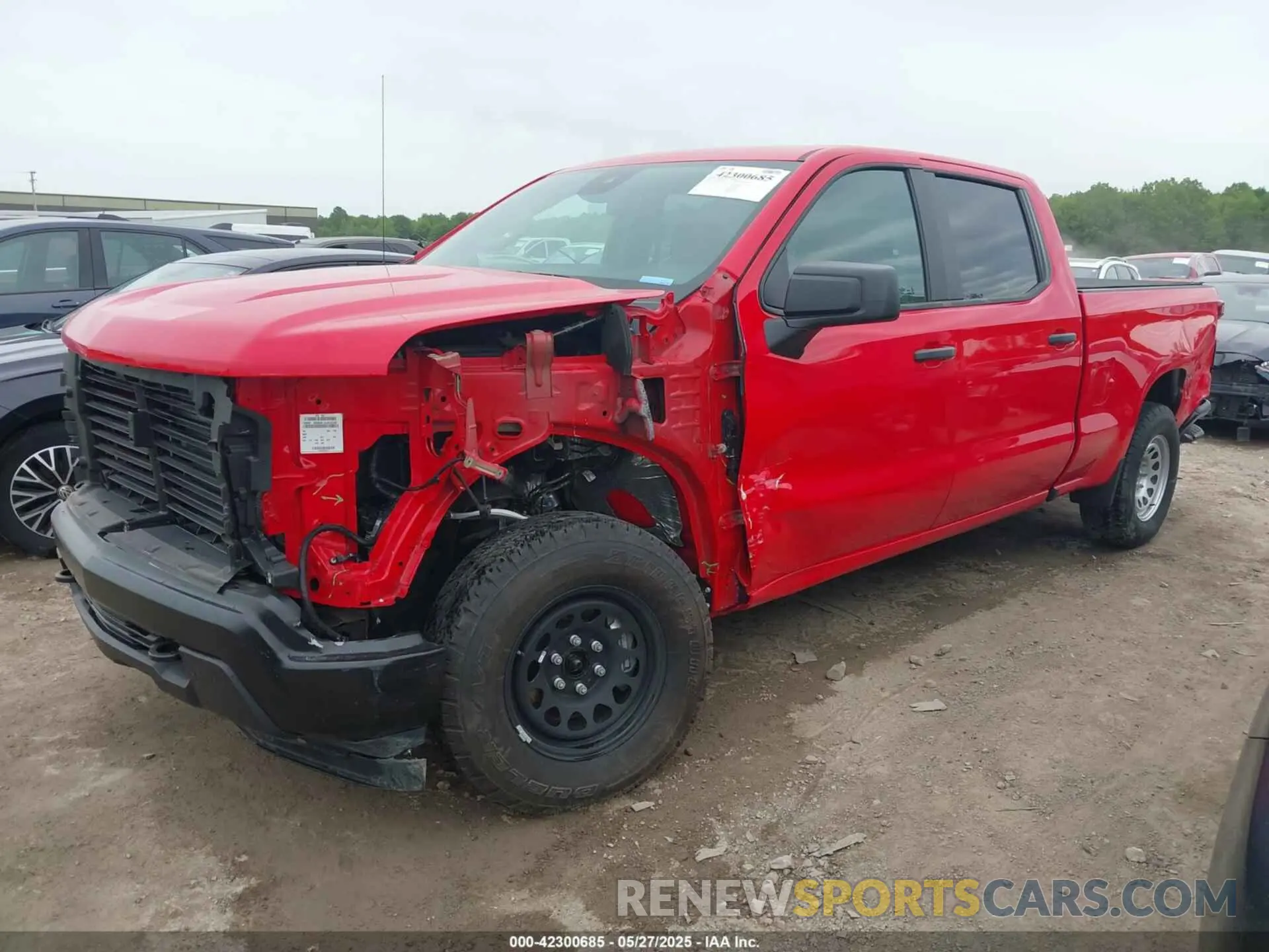 2 Photograph of a damaged car 3GCUDAED4PG320807 CHEVROLET SILVERADO 1500 2023
