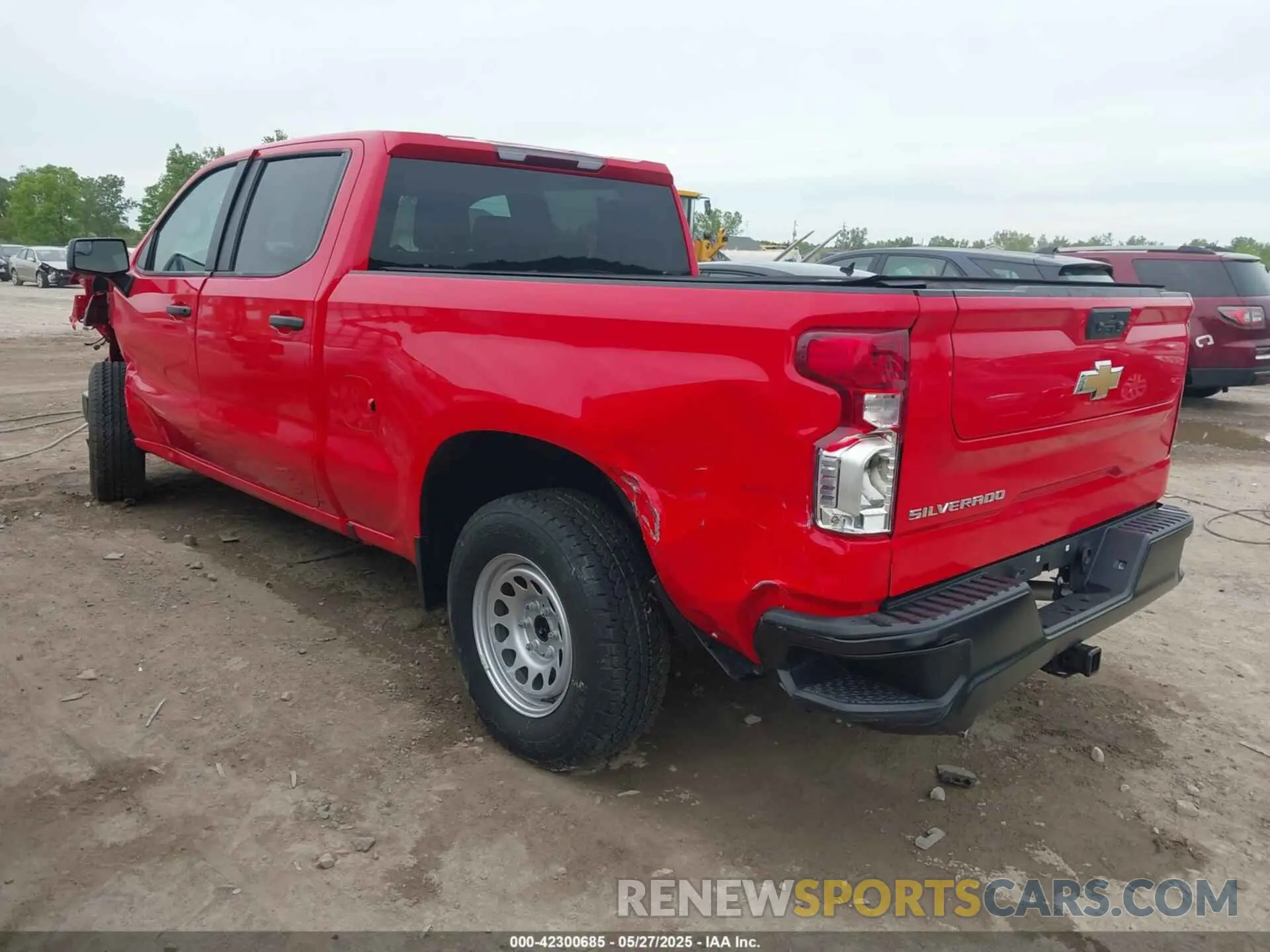 3 Photograph of a damaged car 3GCUDAED4PG320807 CHEVROLET SILVERADO 1500 2023
