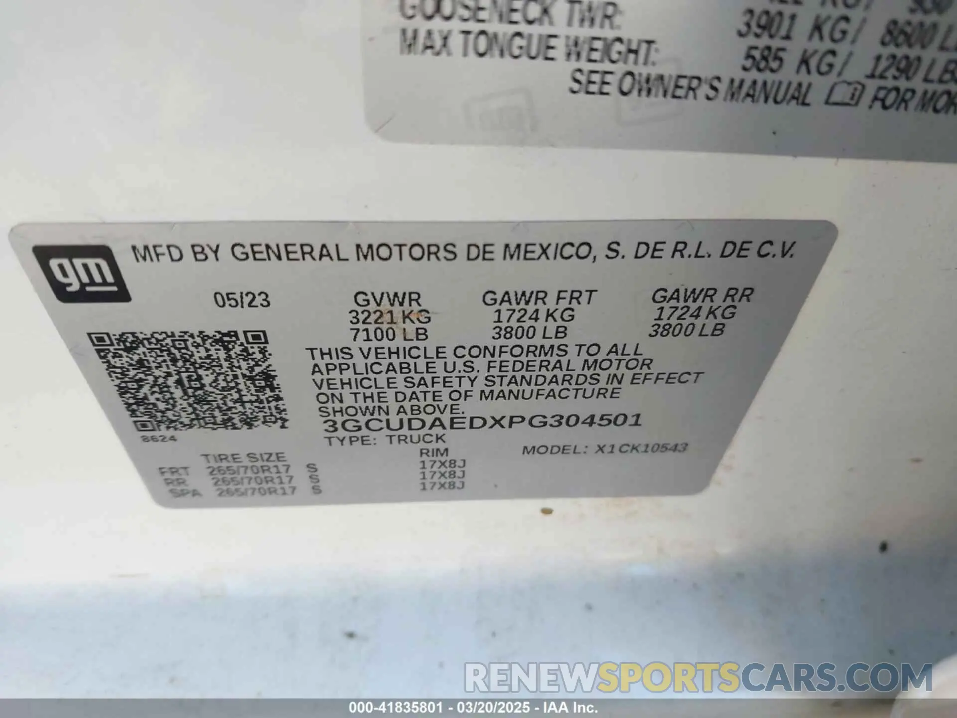 9 Photograph of a damaged car 3GCUDAEDXPG304501 CHEVROLET SILVERADO 1500 2023