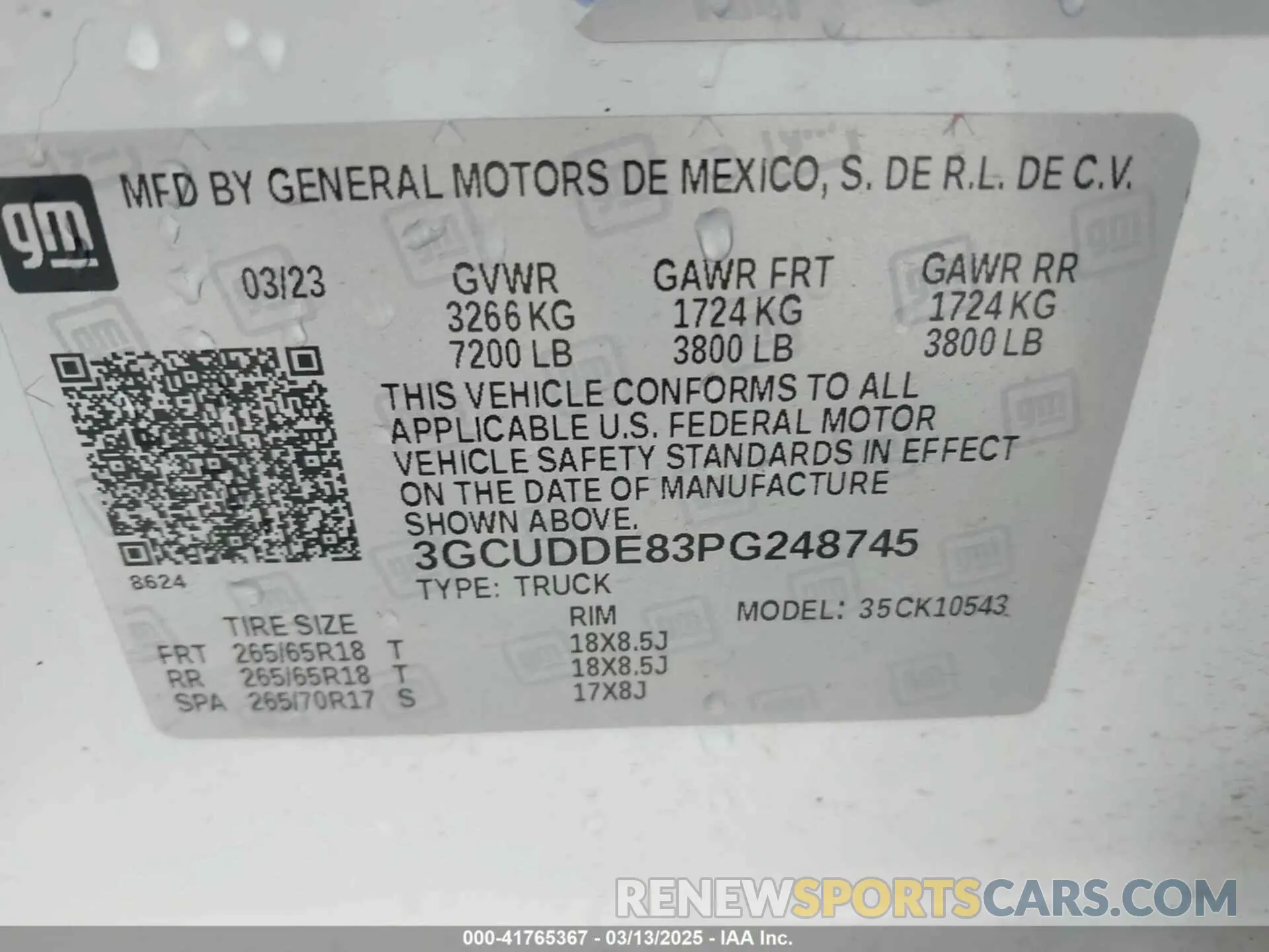 9 Photograph of a damaged car 3GCUDDE83PG248745 CHEVROLET SILVERADO 1500 2023