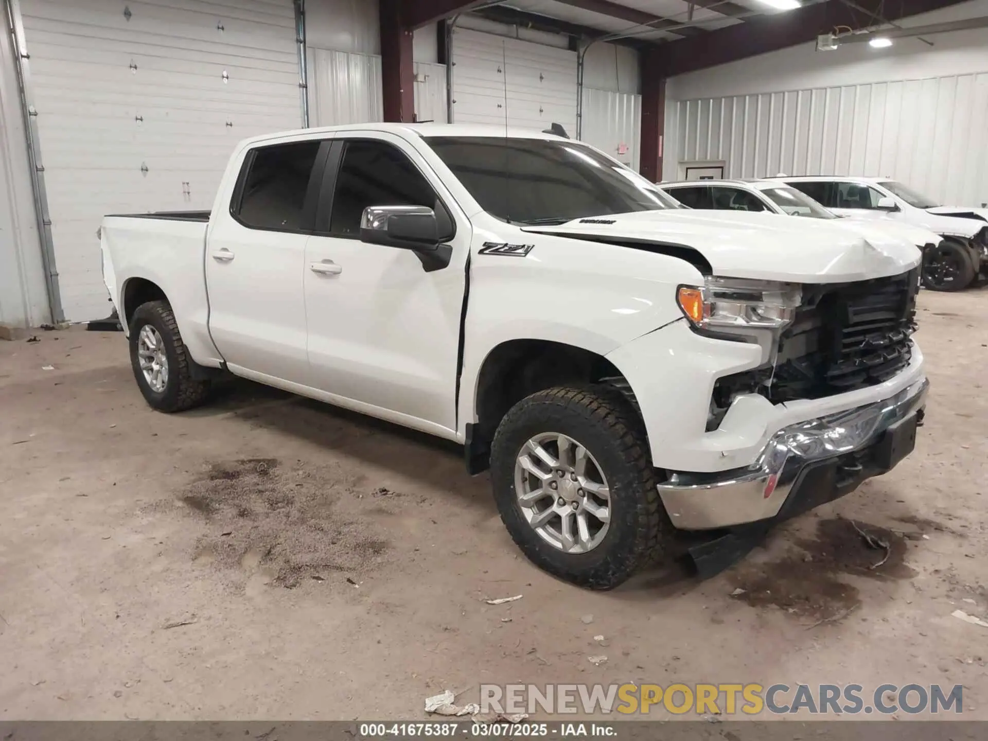1 Photograph of a damaged car 3GCUDDE85PG128770 CHEVROLET SILVERADO 1500 2023