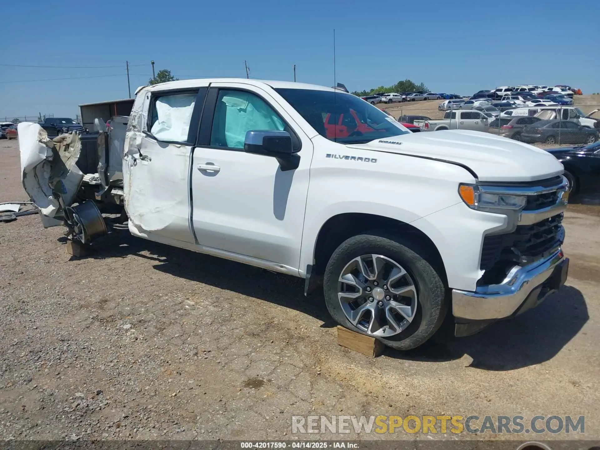 1 Photograph of a damaged car 3GCUDDE86PG339377 CHEVROLET SILVERADO 1500 2023