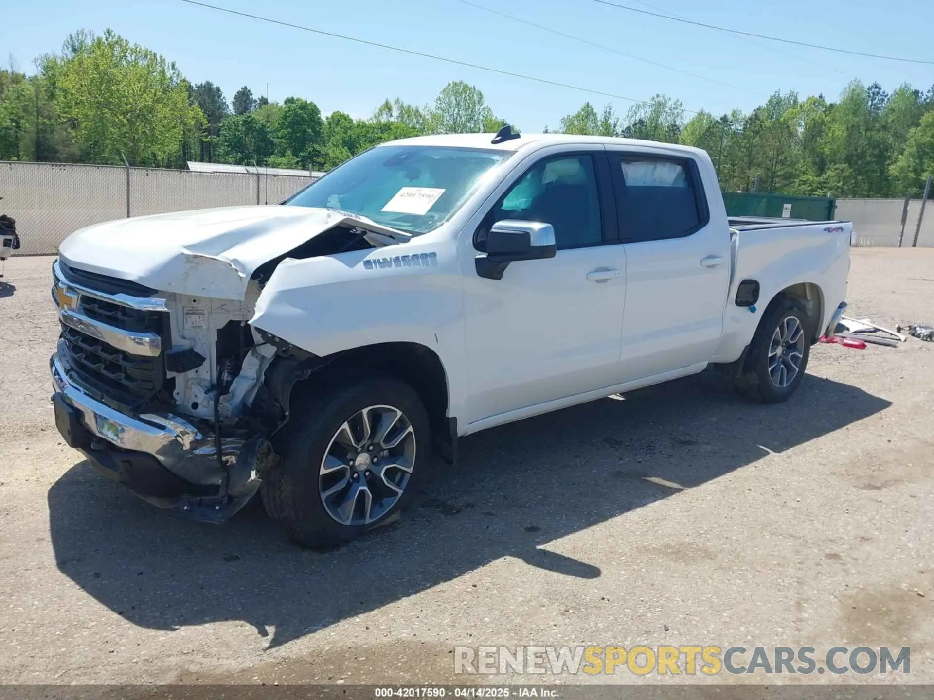 2 Photograph of a damaged car 3GCUDDE86PG339377 CHEVROLET SILVERADO 1500 2023