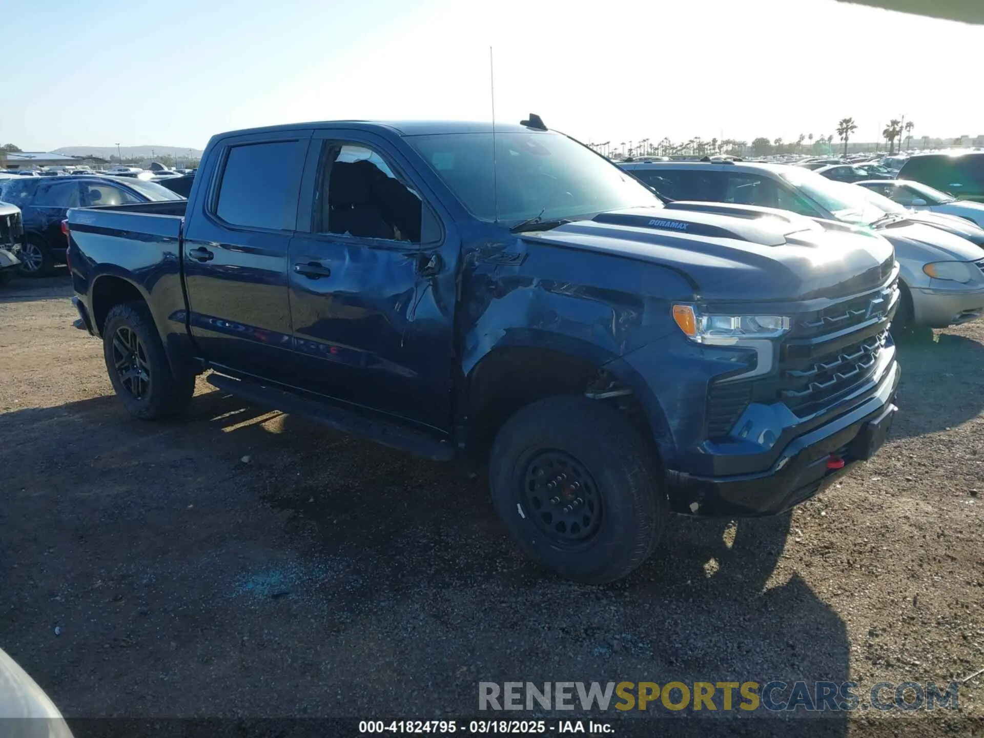 1 Photograph of a damaged car 3GCUDFE8XPG152588 CHEVROLET SILVERADO 1500 2023