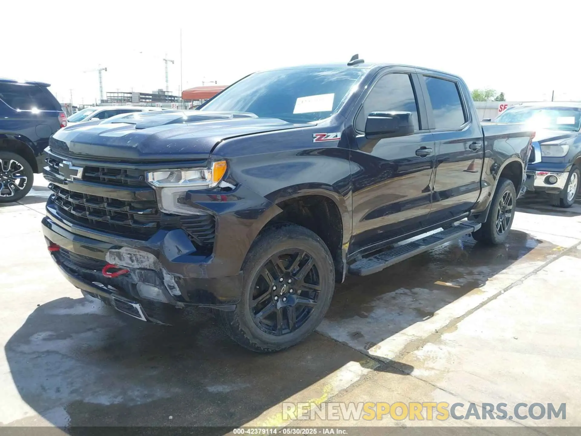 2 Photograph of a damaged car 3GCUDFED3PG196963 CHEVROLET SILVERADO 1500 2023