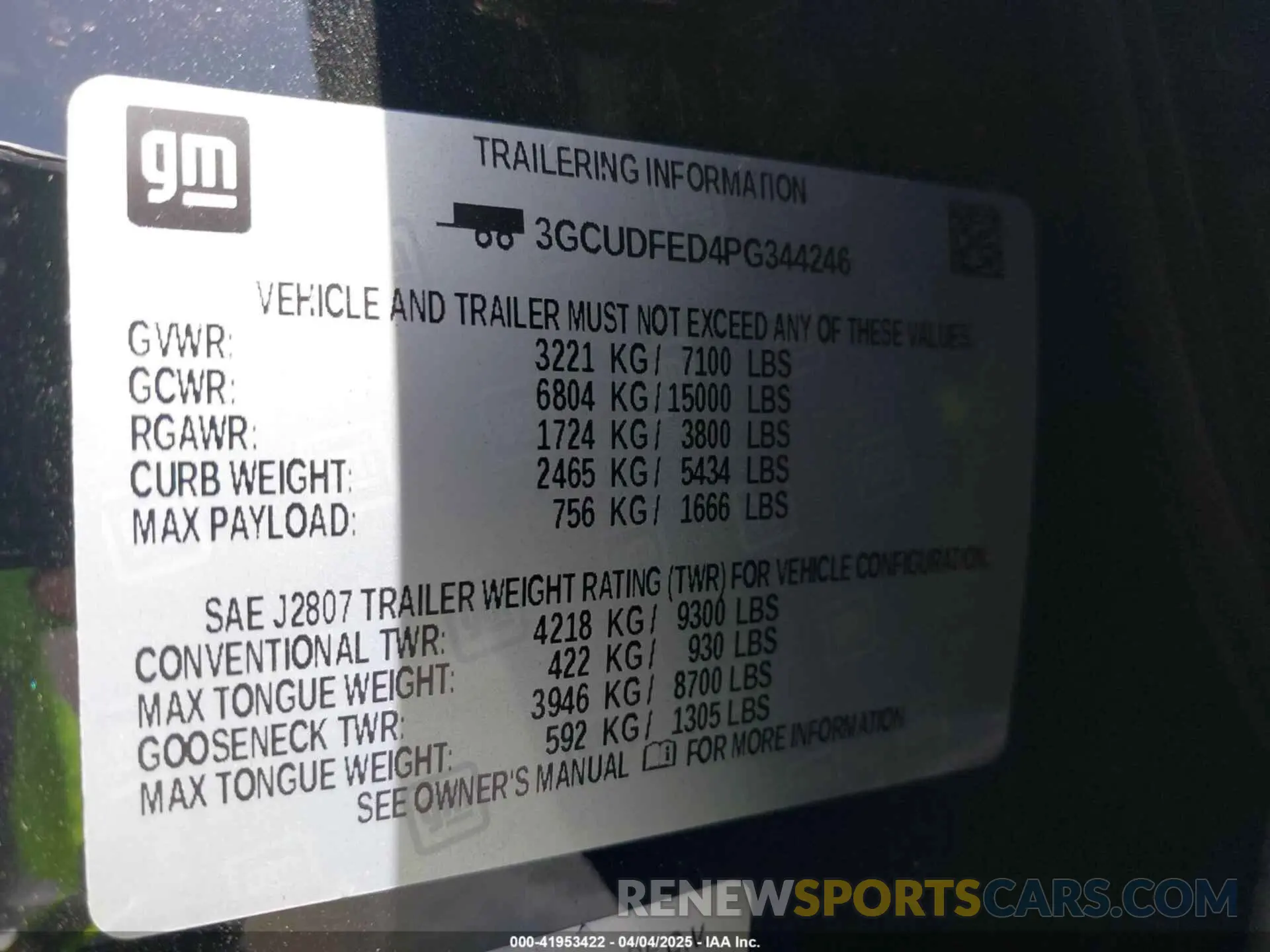 18 Photograph of a damaged car 3GCUDFED4PG344246 CHEVROLET SILVERADO 1500 2023